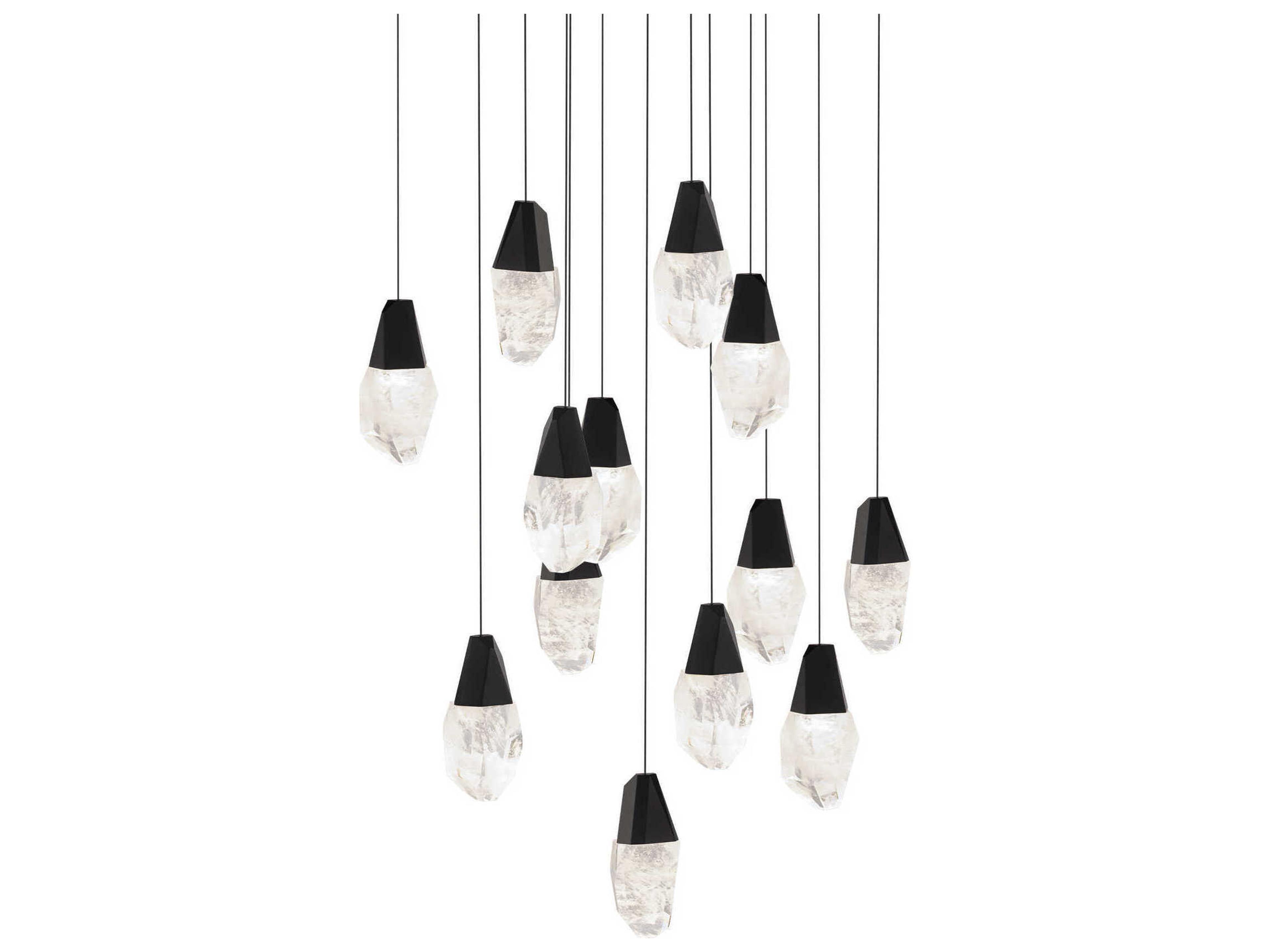 Schonbek Martini 13-Light Black Pendant