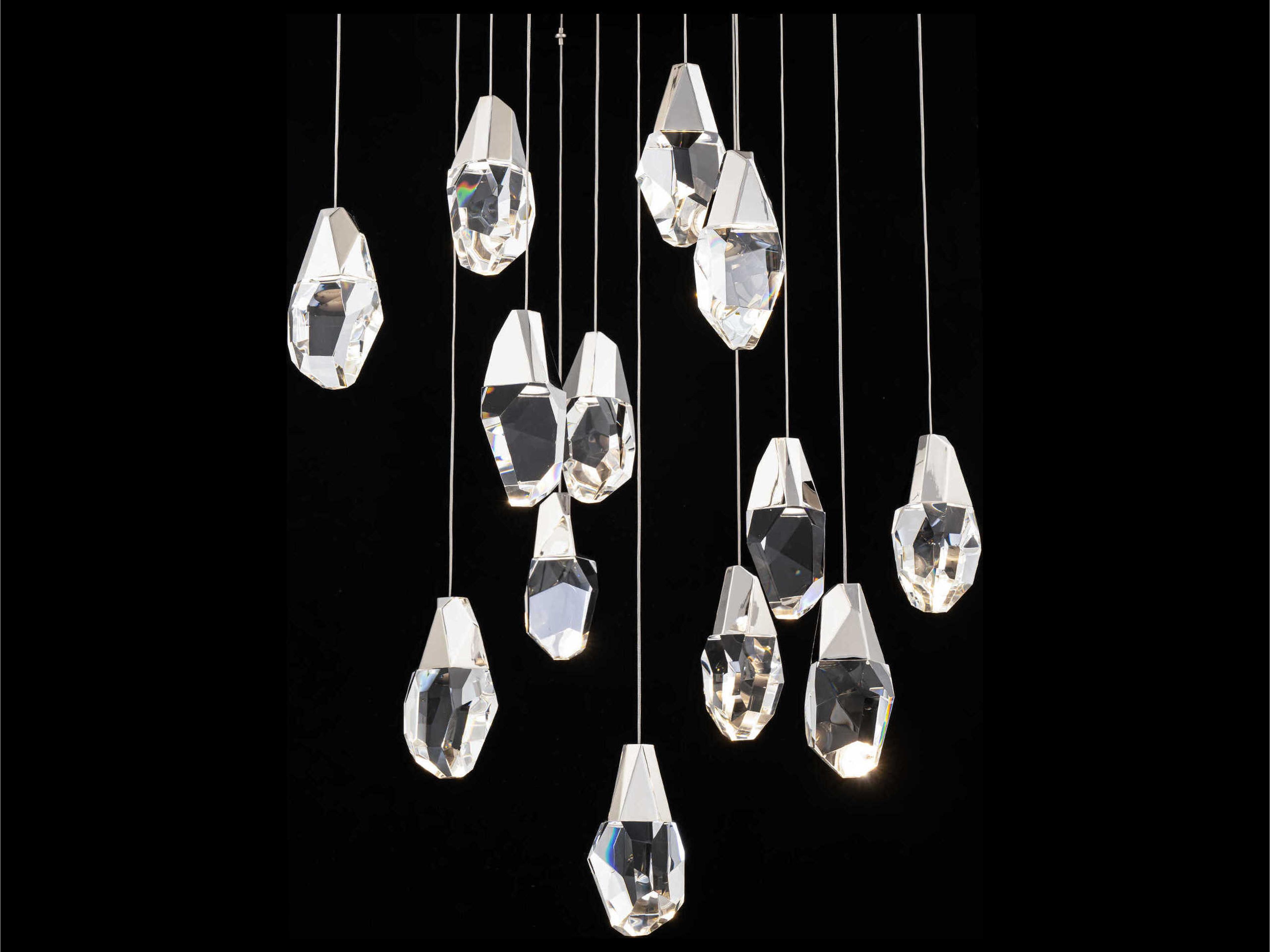 Schonbek Martini 13-Light Polished Nickel Pendant