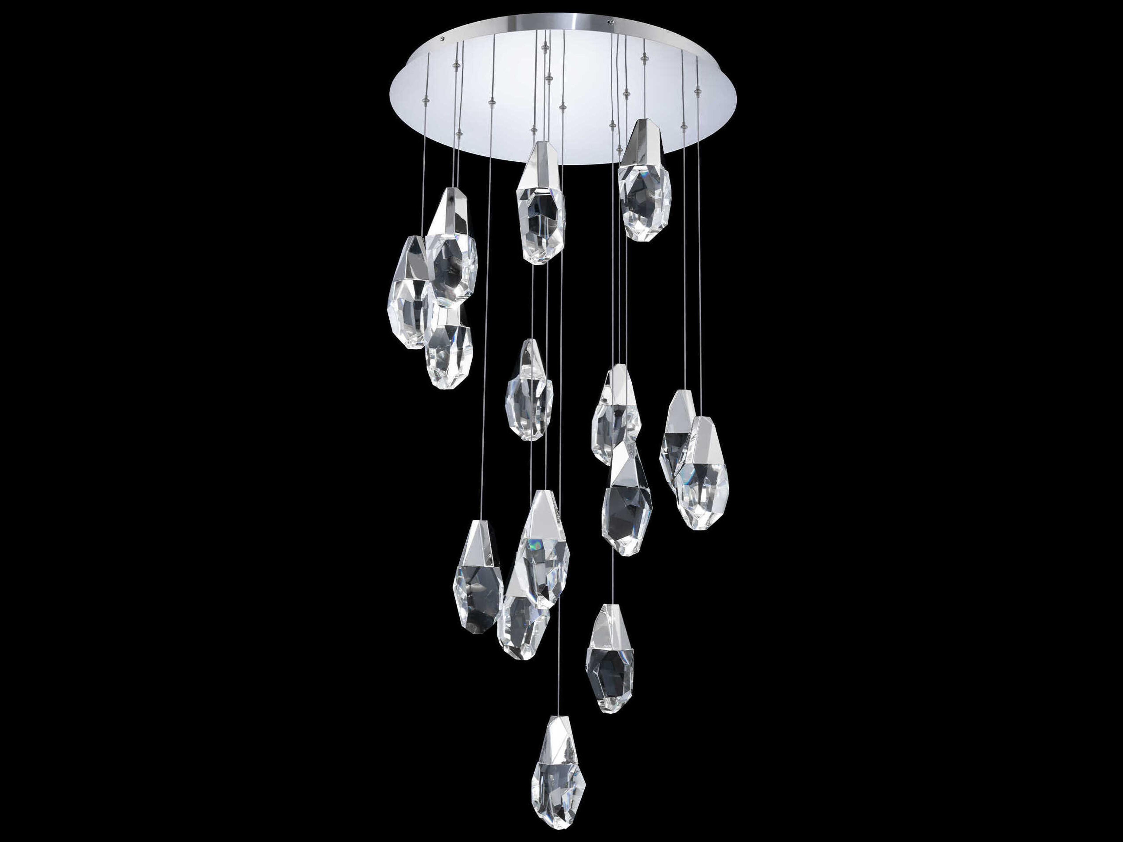 Schonbek Martini 15-Light Polished Nickel Pendant