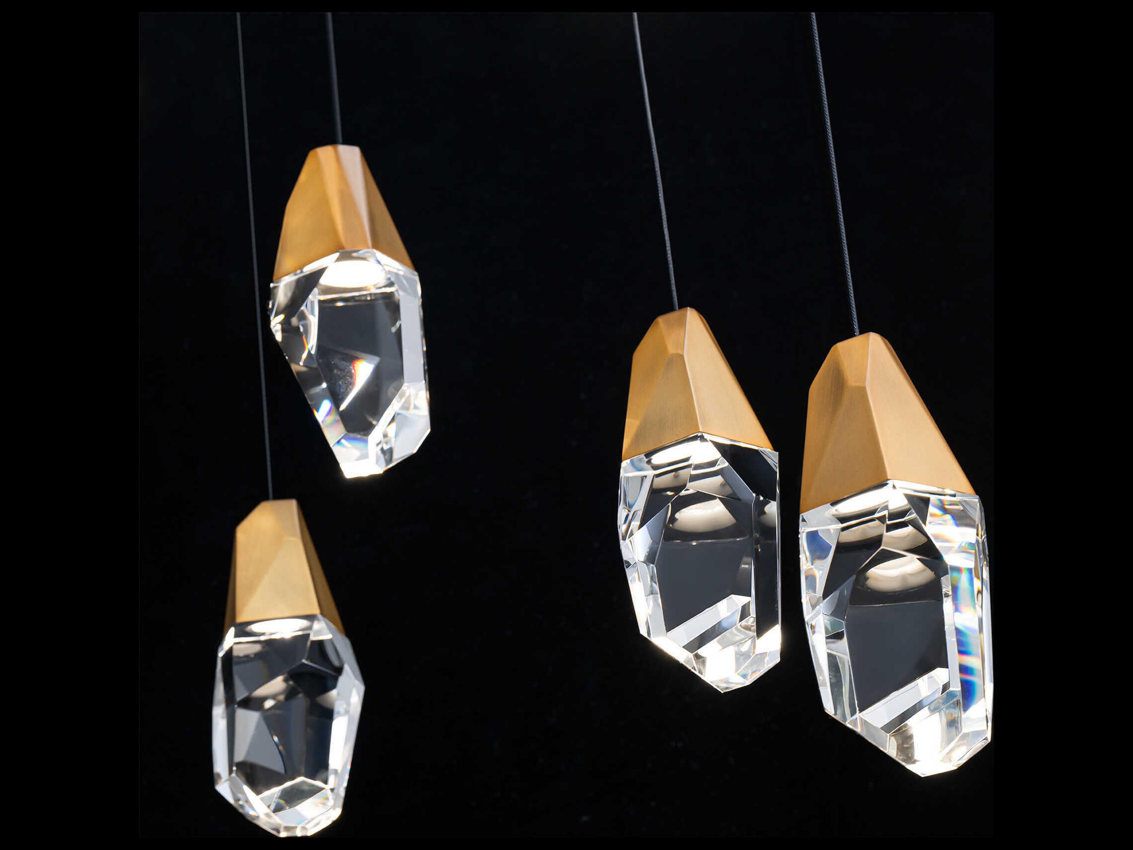 Schonbek Martini 23-Light Aged Brass Island Pendant