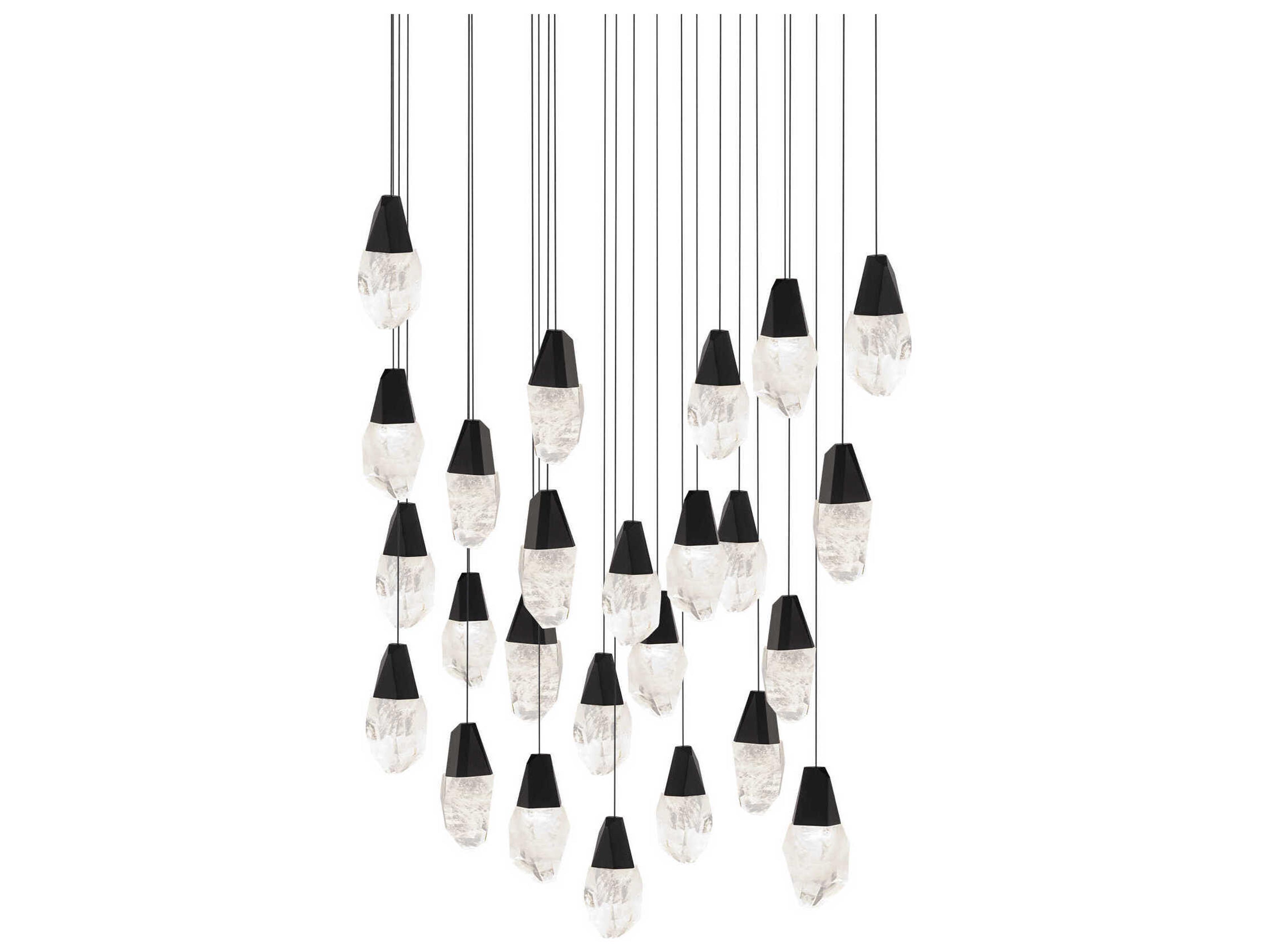 Martini 25-Light Black Pendant