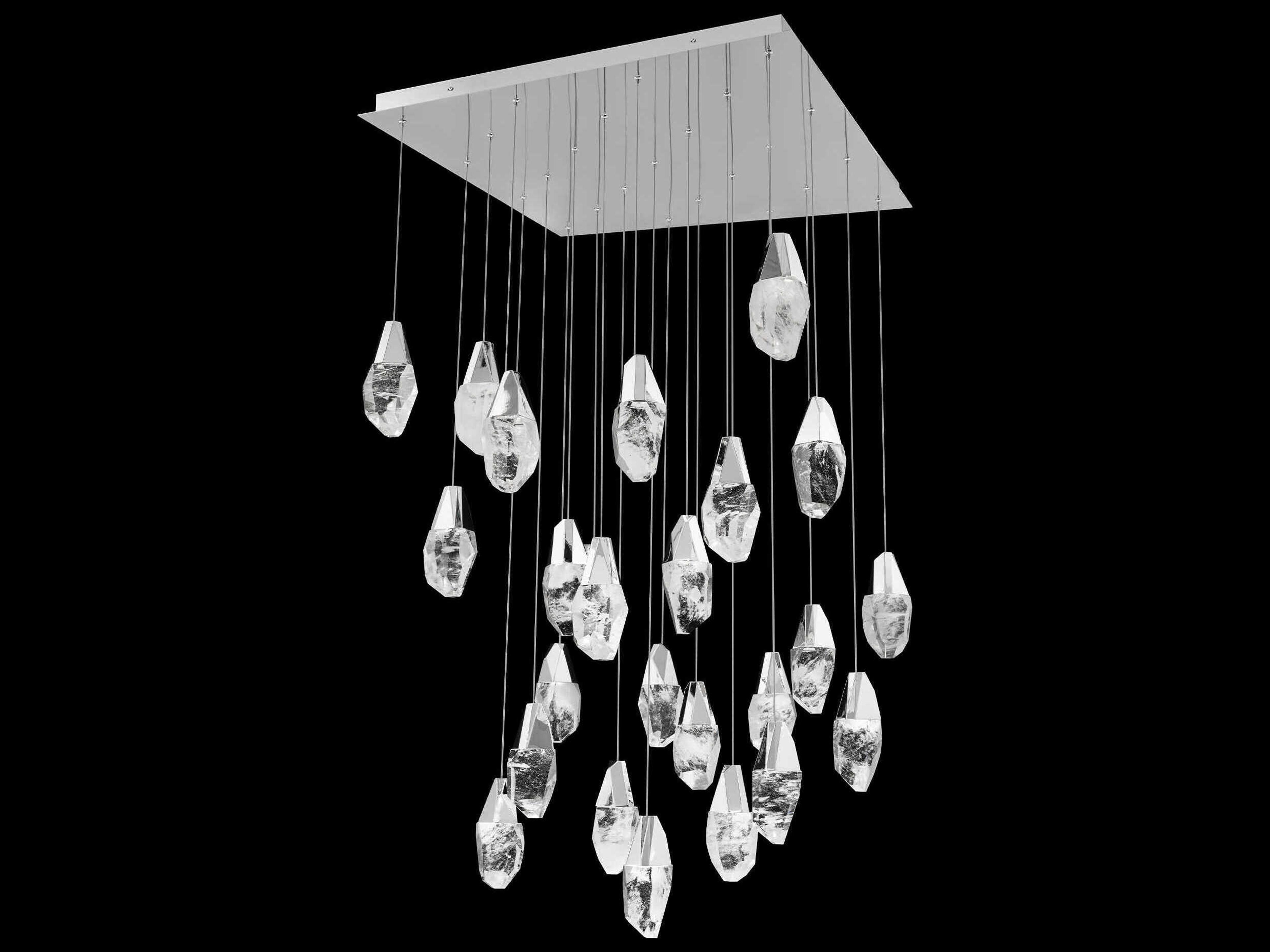 Schonbek Martini 25-Light Polished Nickel Pendant