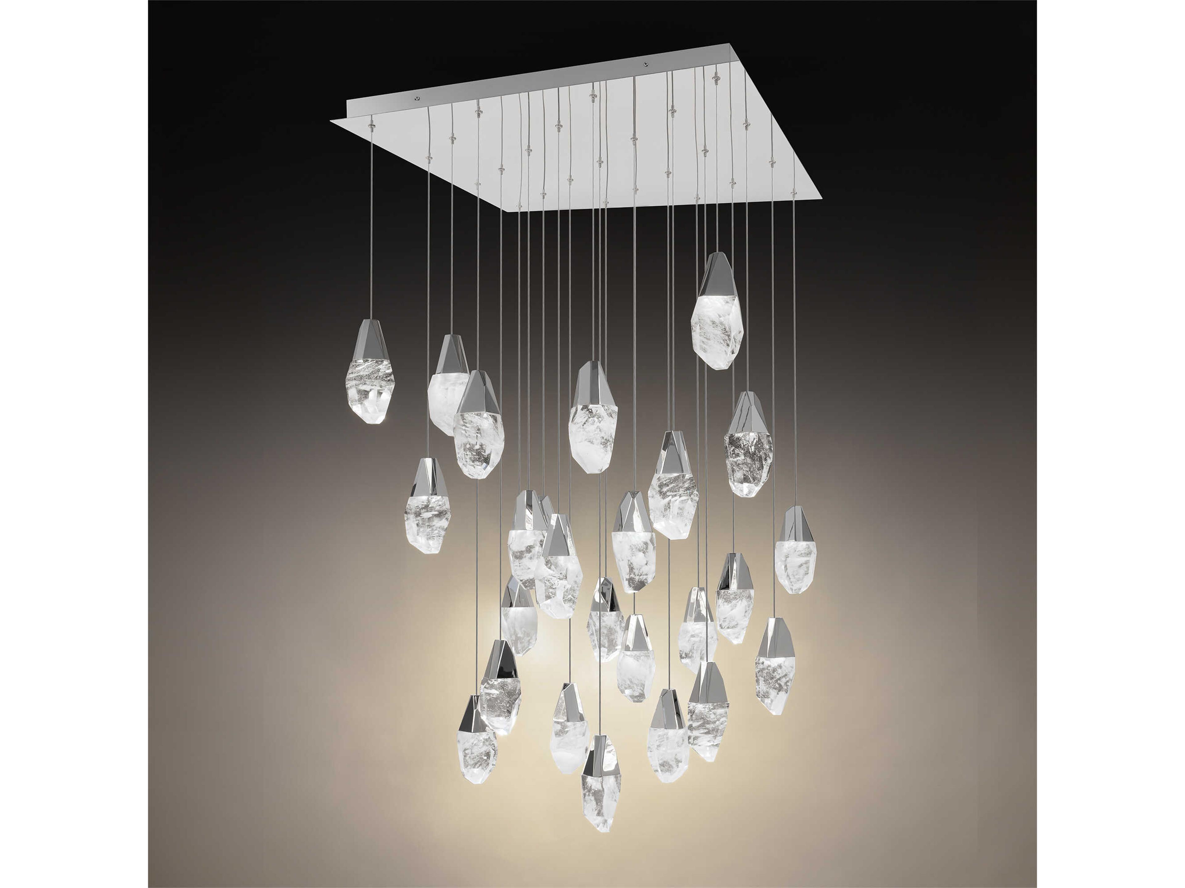 Schonbek Martini 25-Light Polished Nickel Pendant