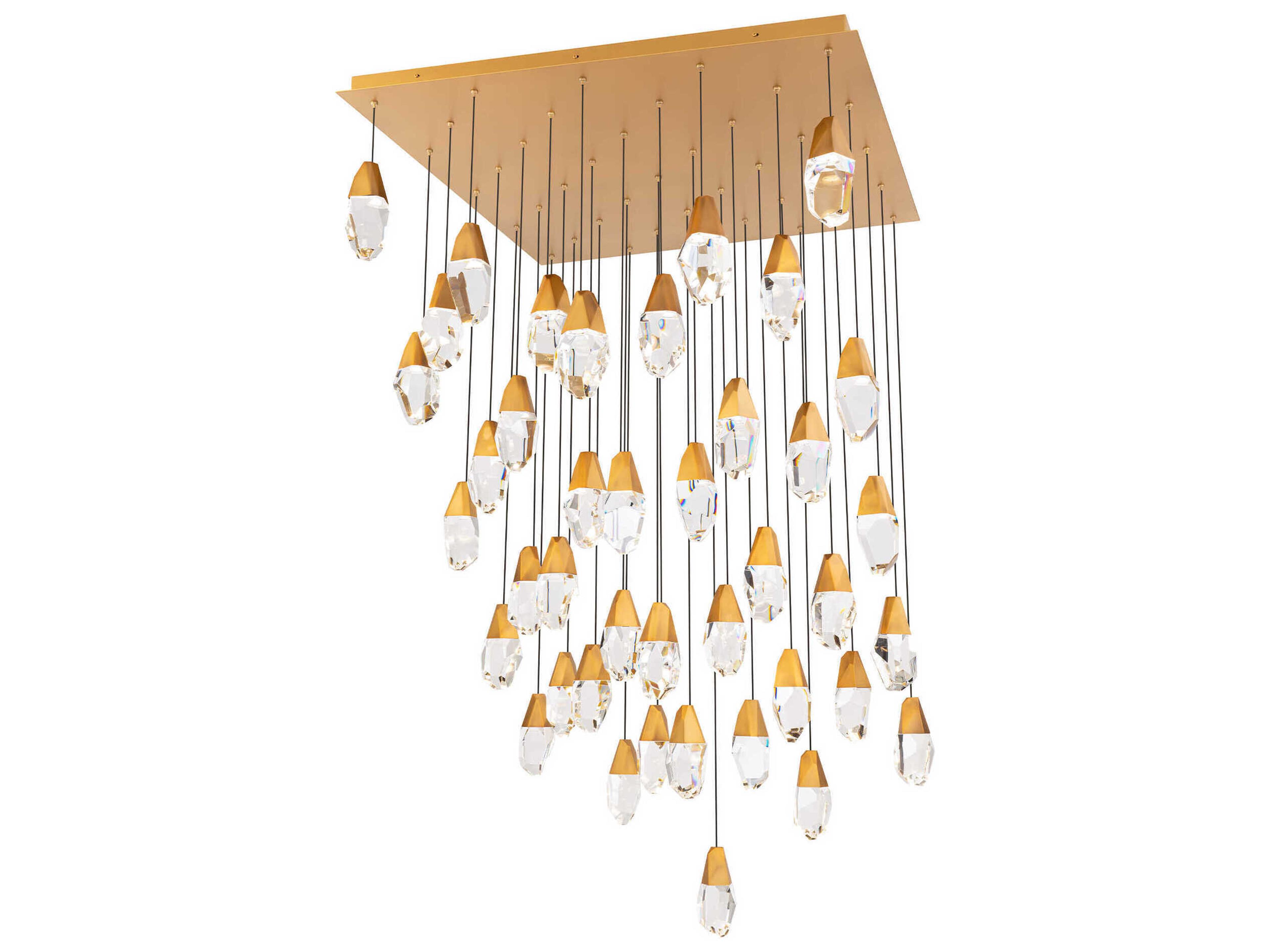 Schonbek Martini 41-Light Aged Brass Pendant