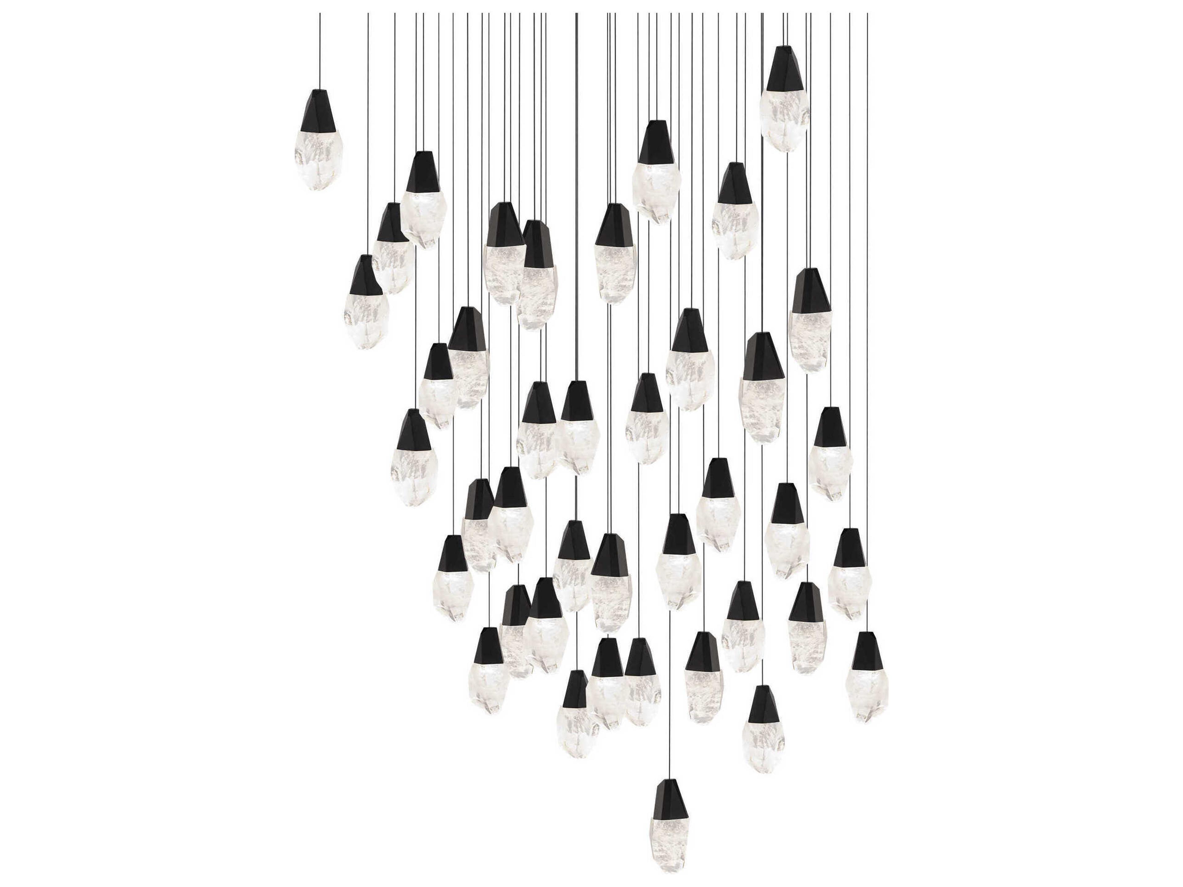 Martini 41-Light Black Pendant