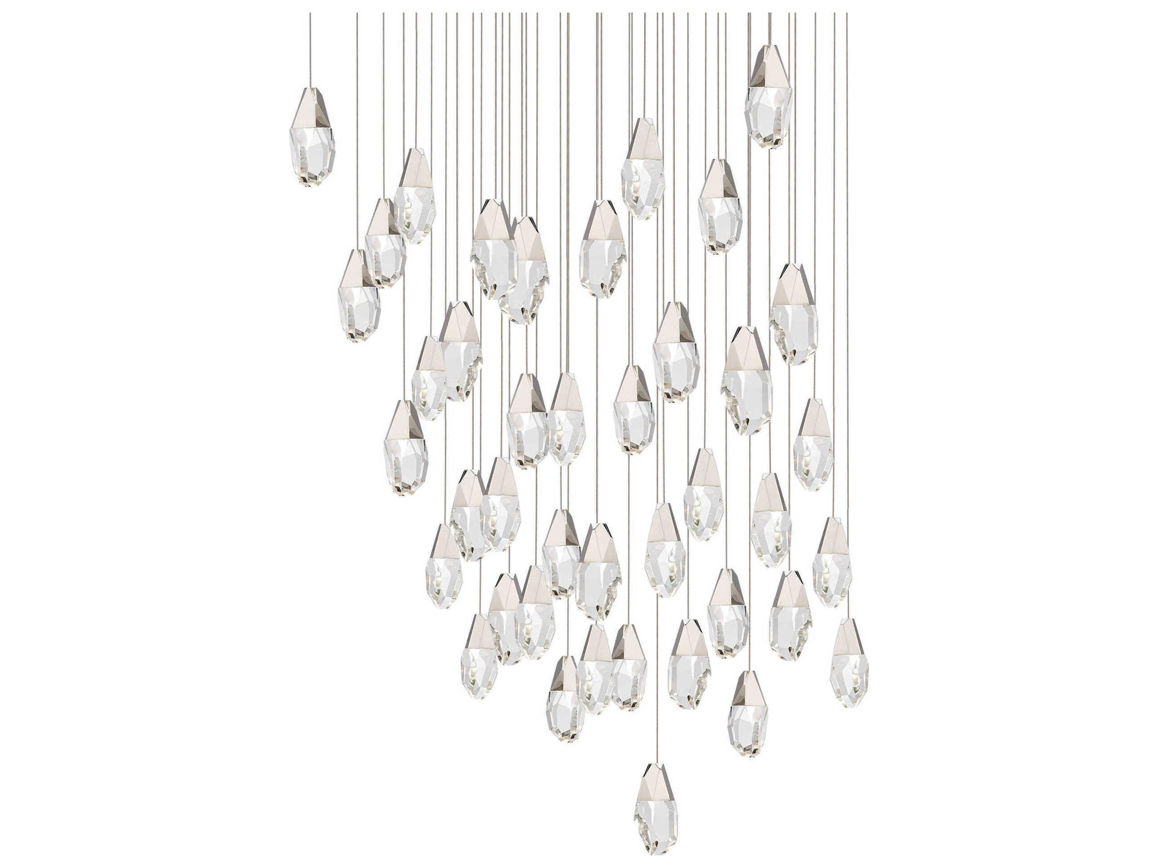 Martini 41-Light Polished Nickel Pendant