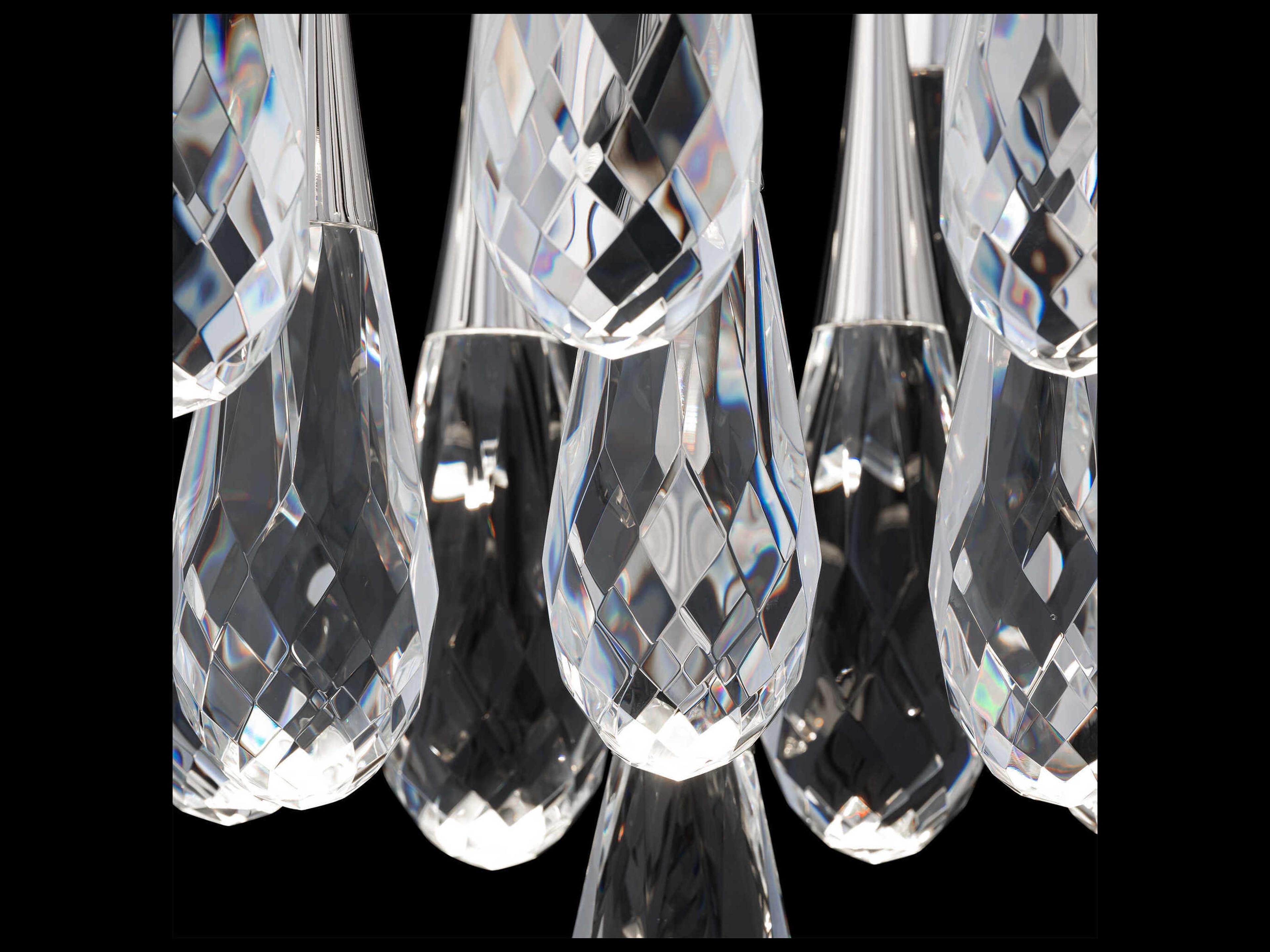 Schonbek Hibiscus 21-Light Polished Nickel Pendant