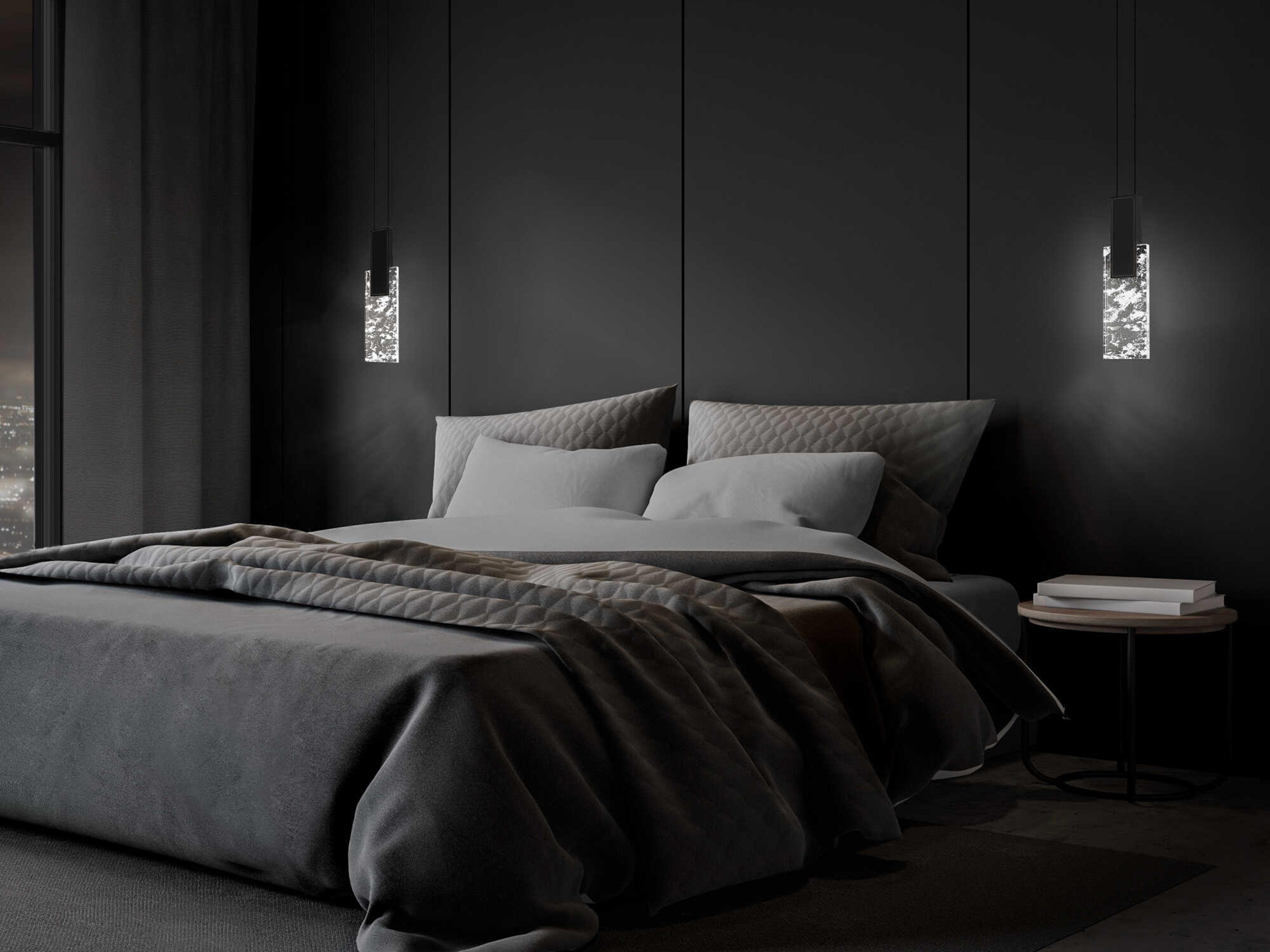 Schonbek Tryst 1-Light Black Mini Pendant