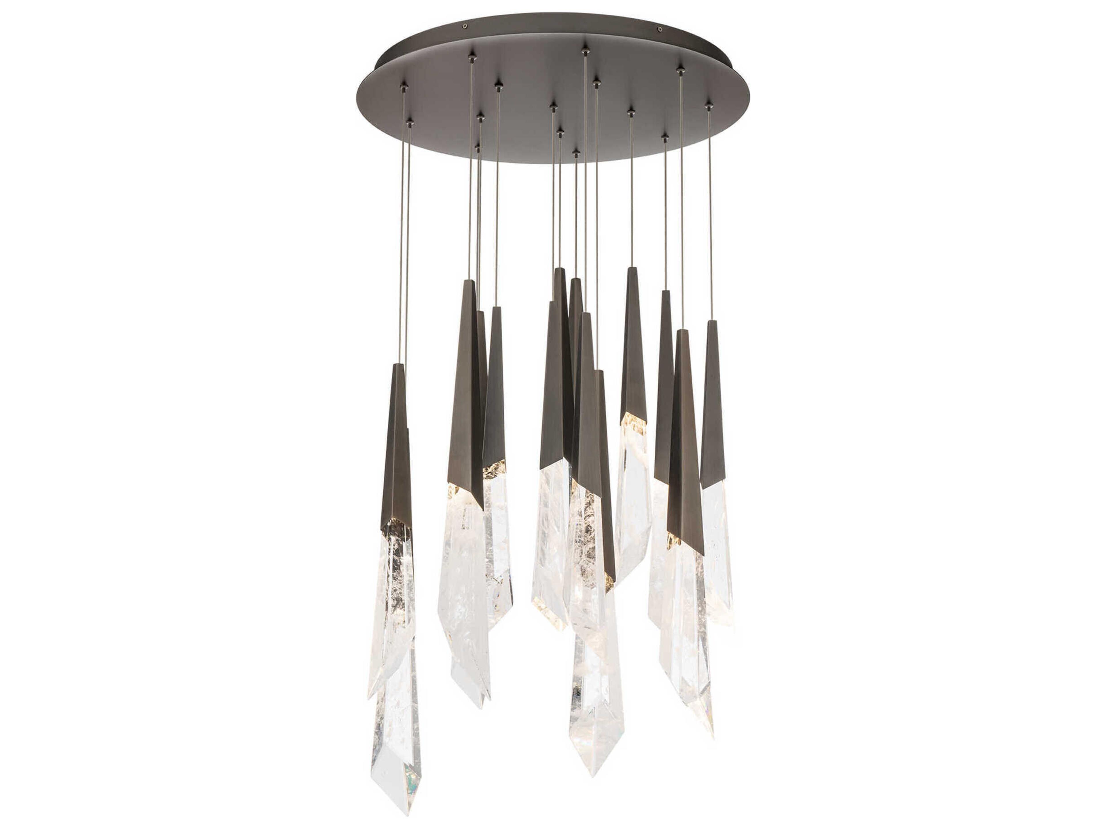 Solitude 15-Light Antique Nickel Linear Pendant