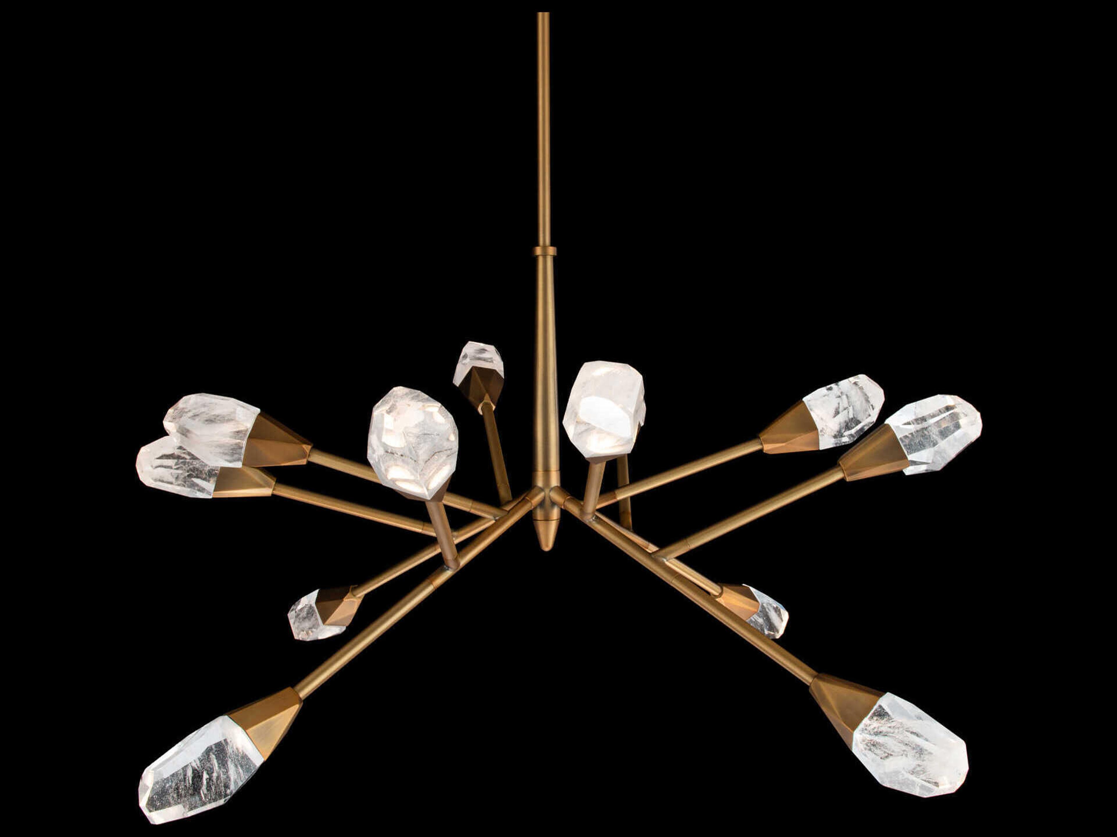 Schonbek Synapse 12-Light Aged Brass Chandelier