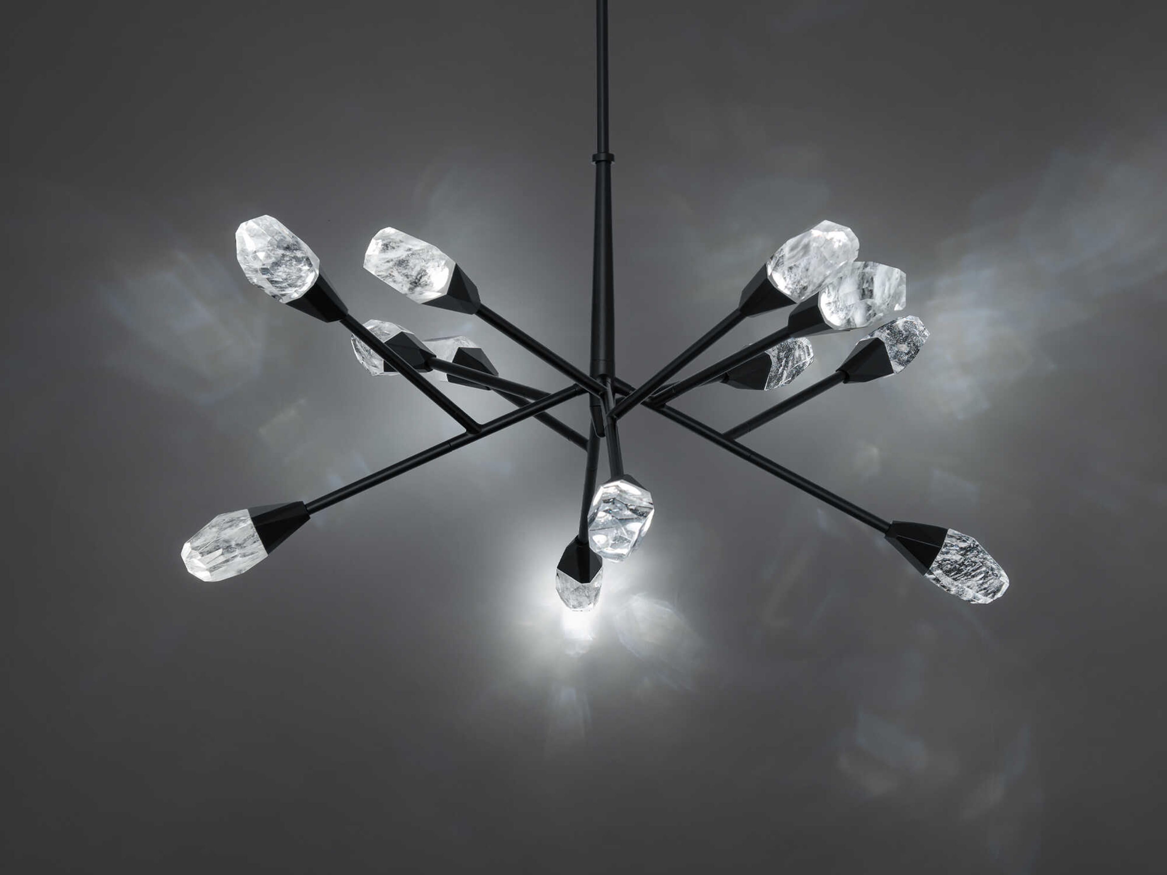 Schonbek Synapse 12-Light Black Chandelier