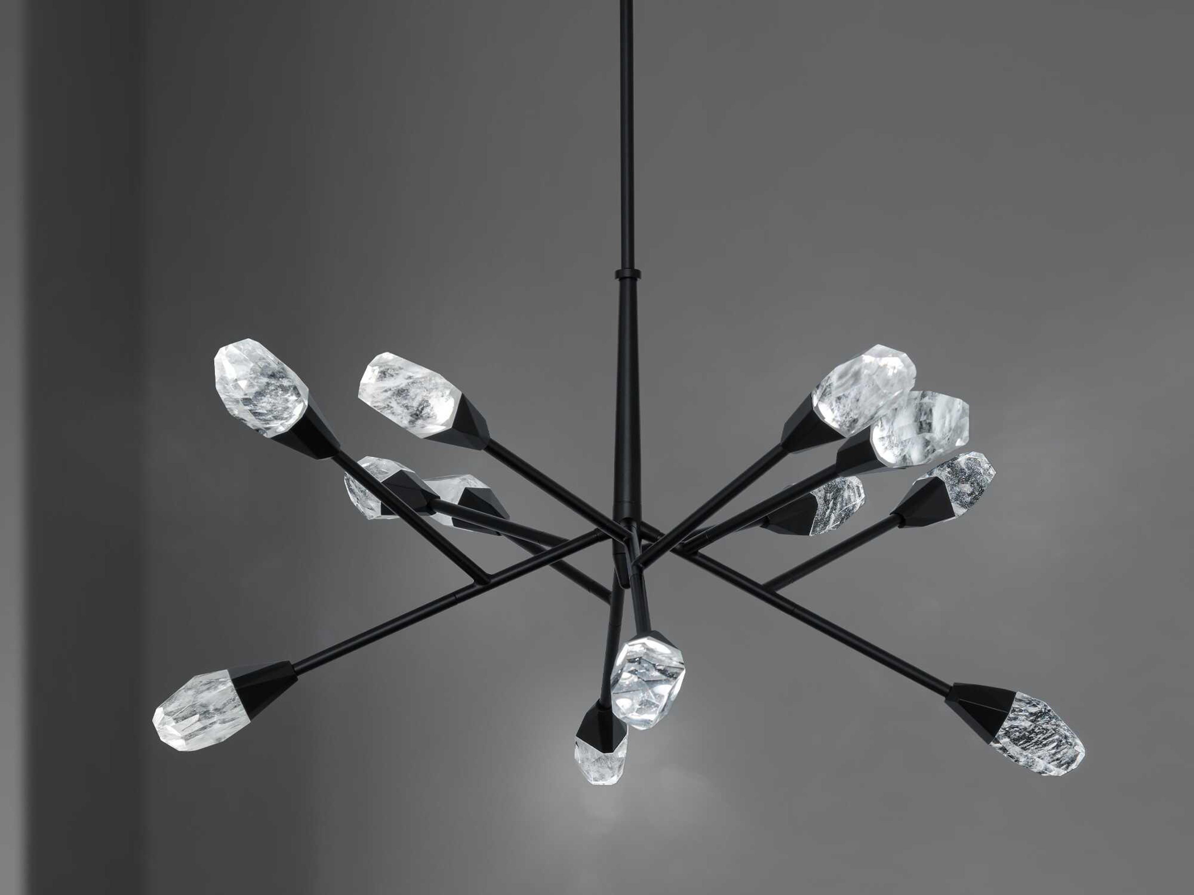 Schonbek Synapse 12-Light Black Chandelier