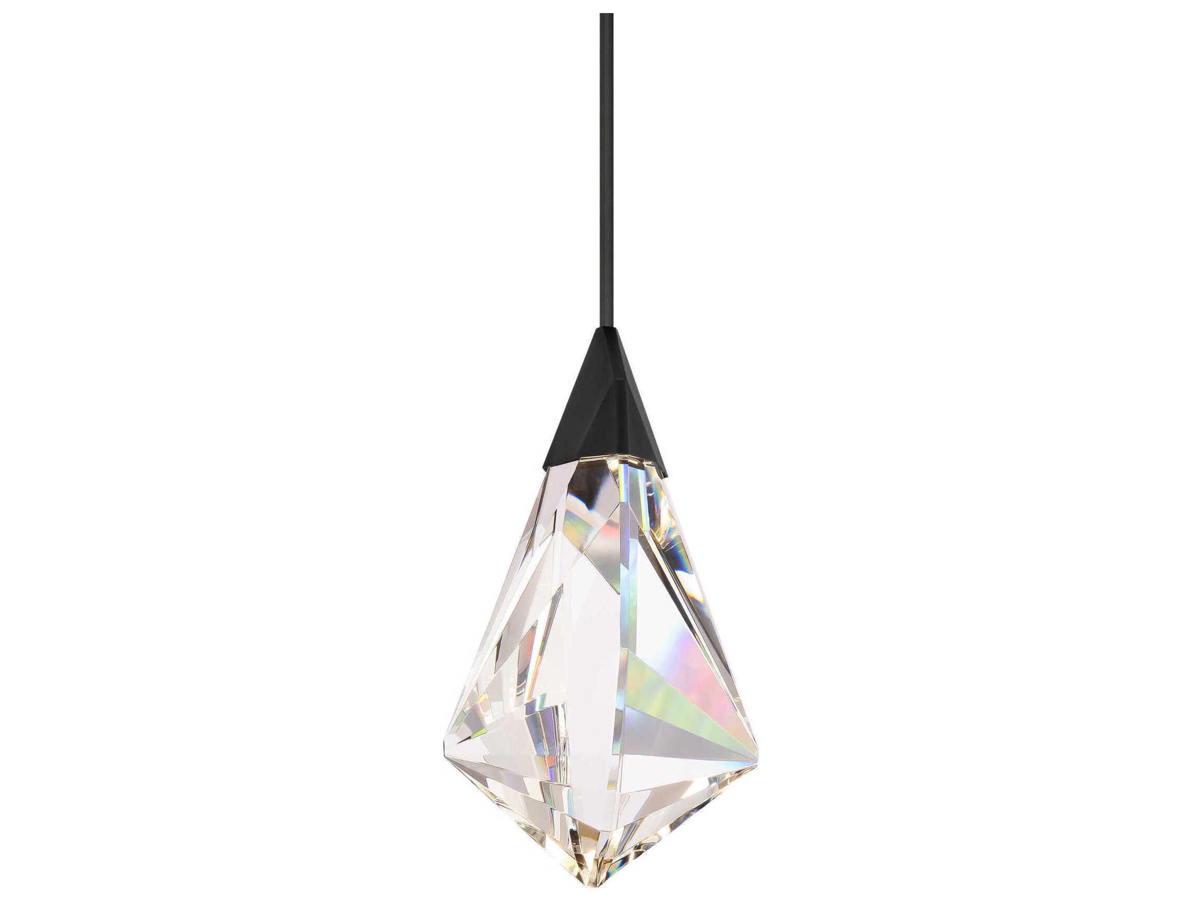 Schonbek Fazzoletto 1-Light Black Mini Pendant