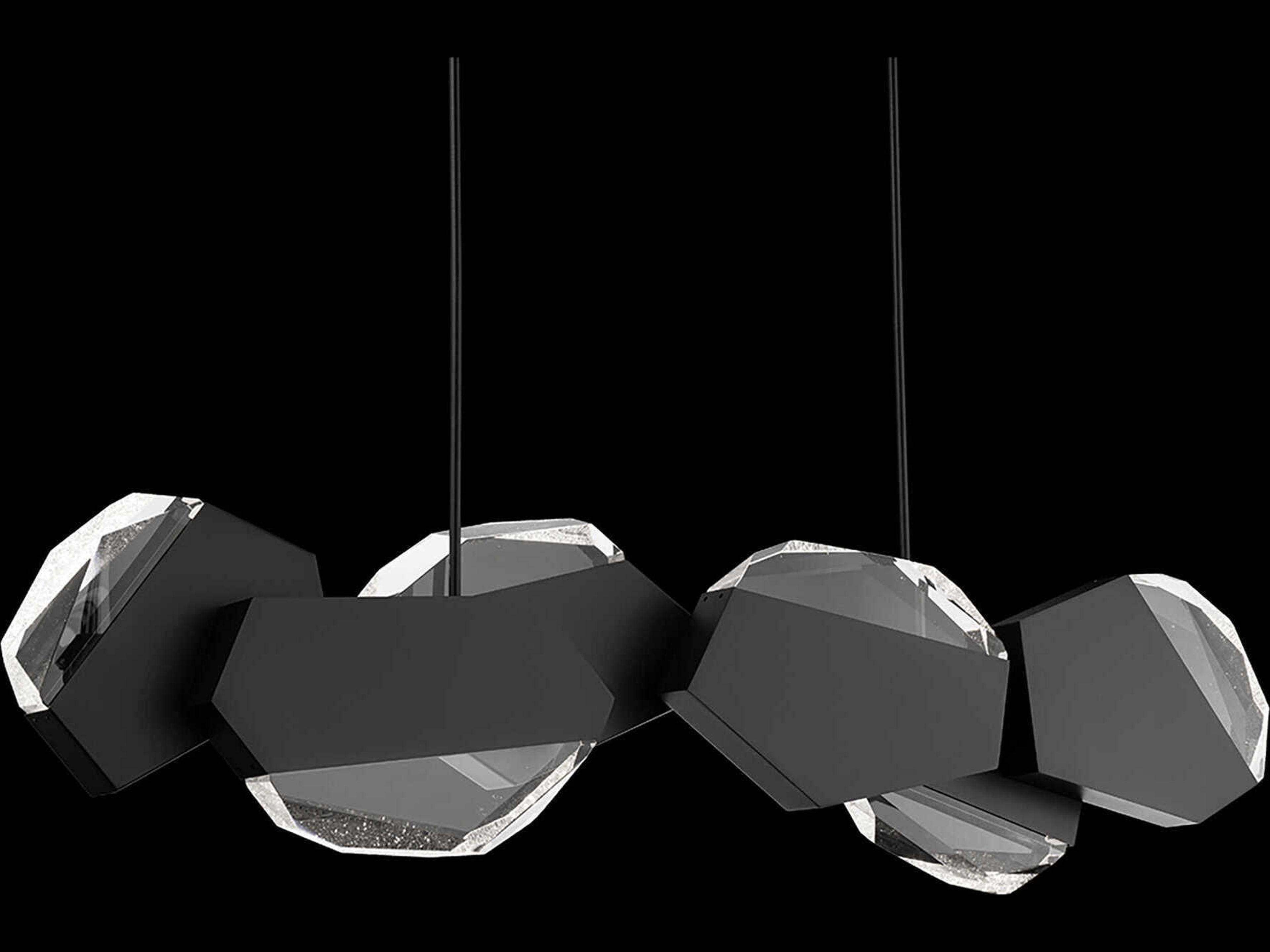 Schonbek Palisade 6-Light Black Island Pendant