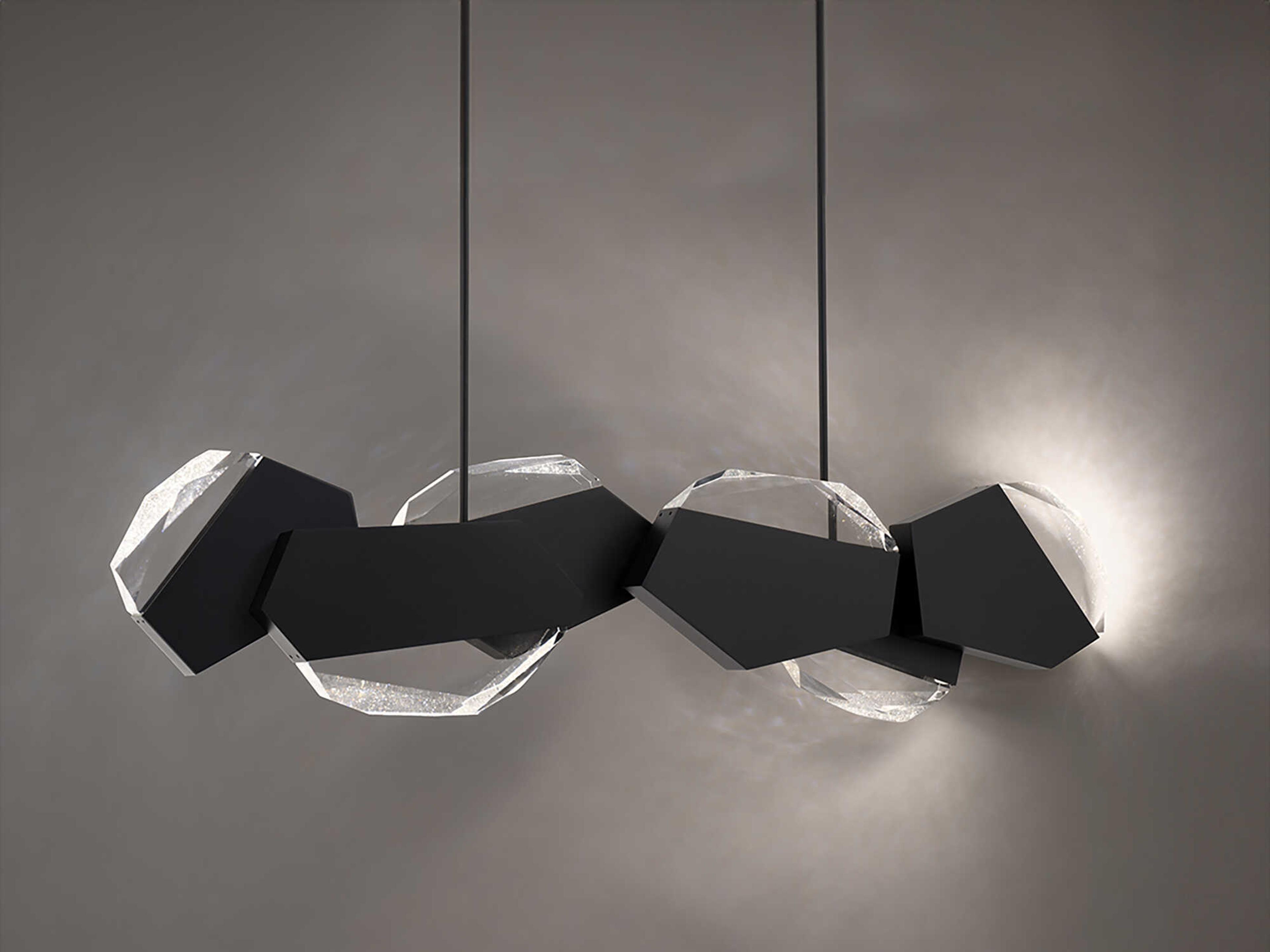 Schonbek Palisade 6-Light Black Island Pendant
