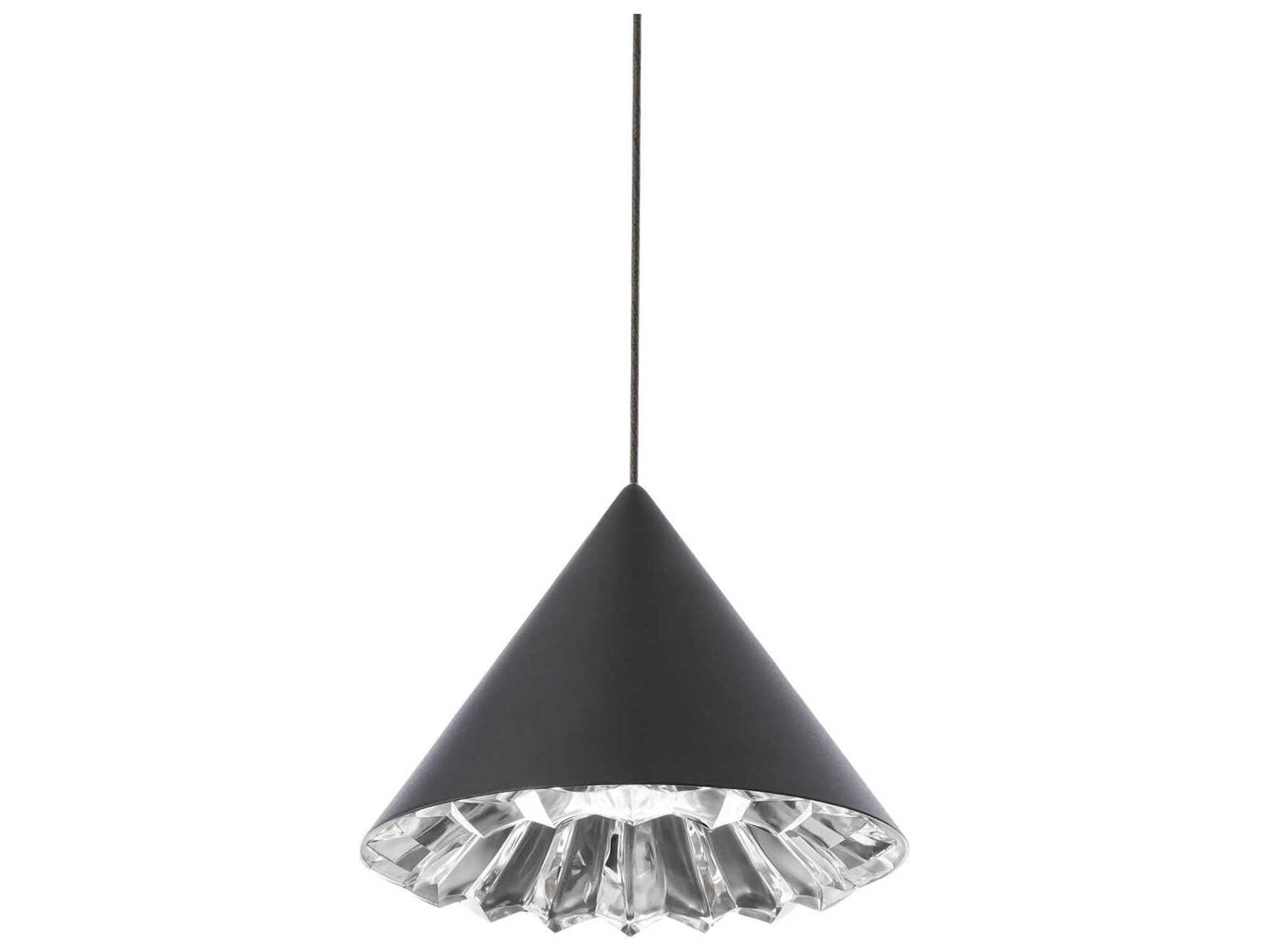 Primrose 1-Light Black Mini Pendant