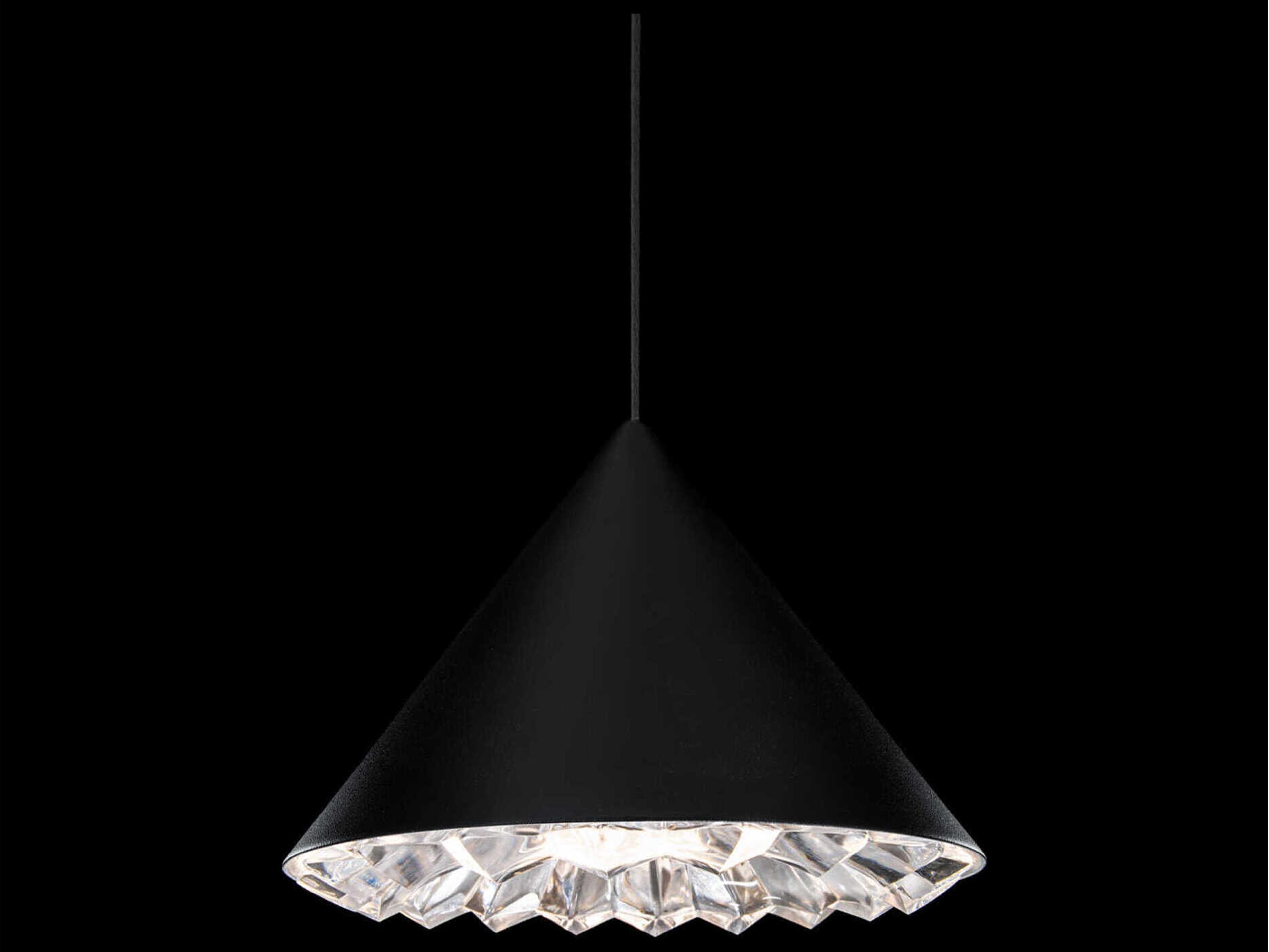 Schonbek Primrose 1-Light Black Mini Pendant