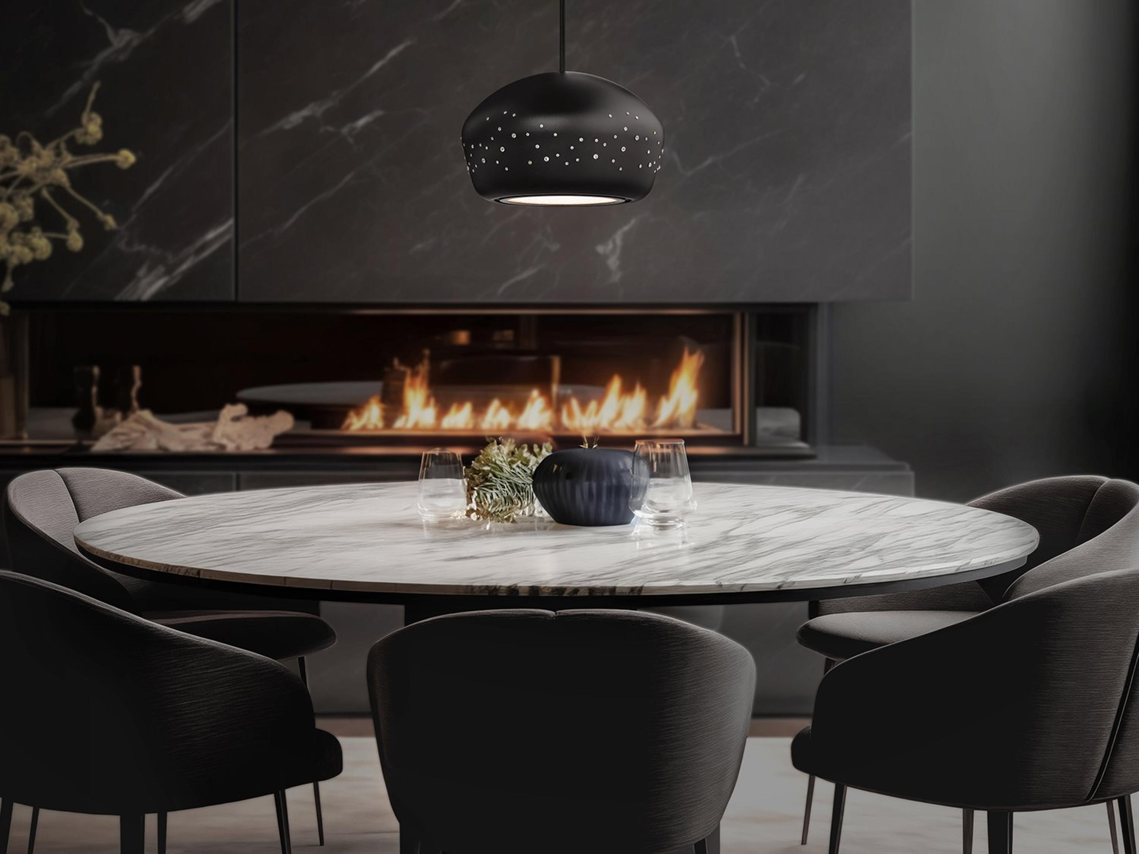 Schonbek Astral 1-Light Black Pendant