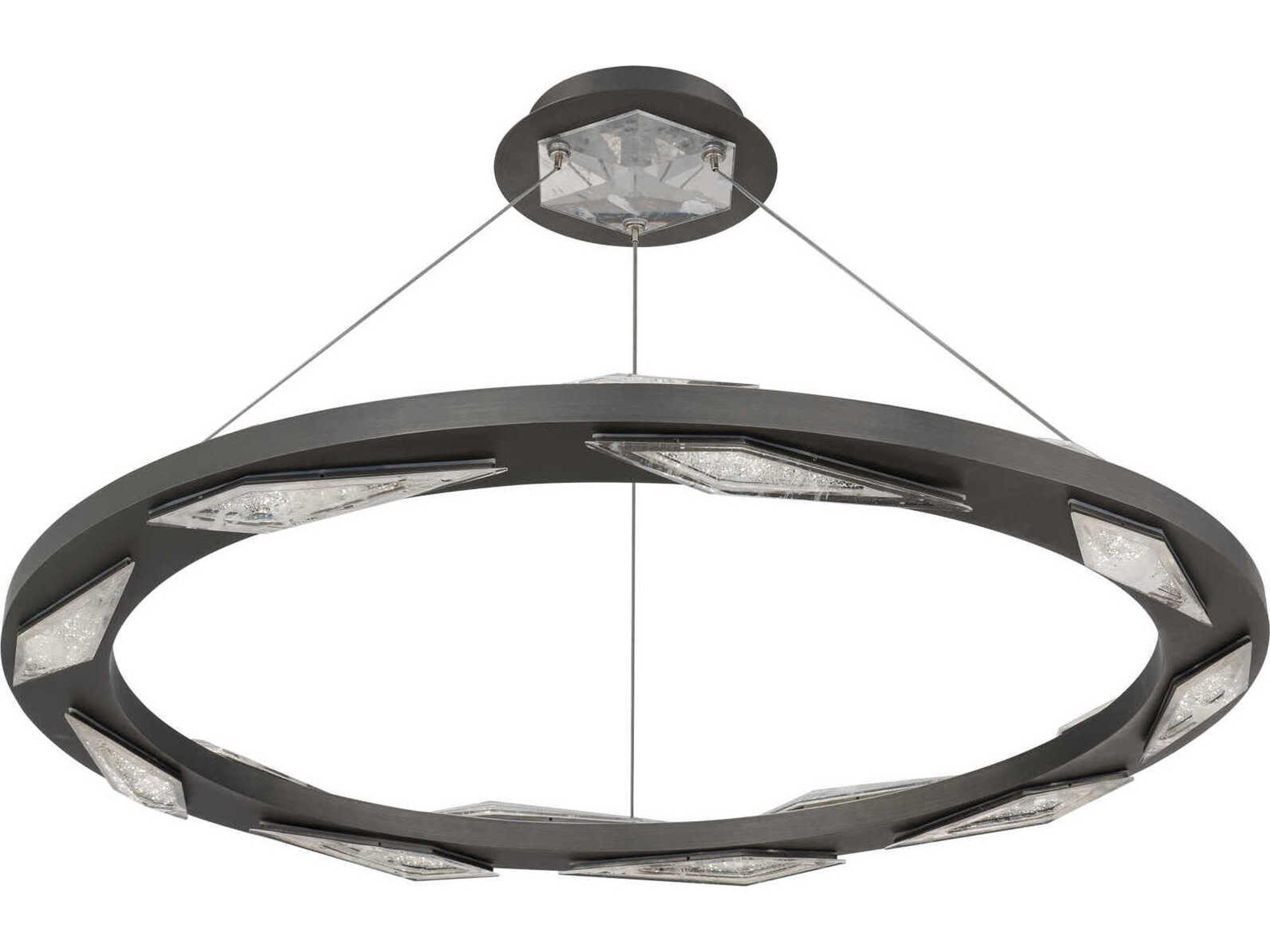 Bauble Antique Nickel Round Pendant