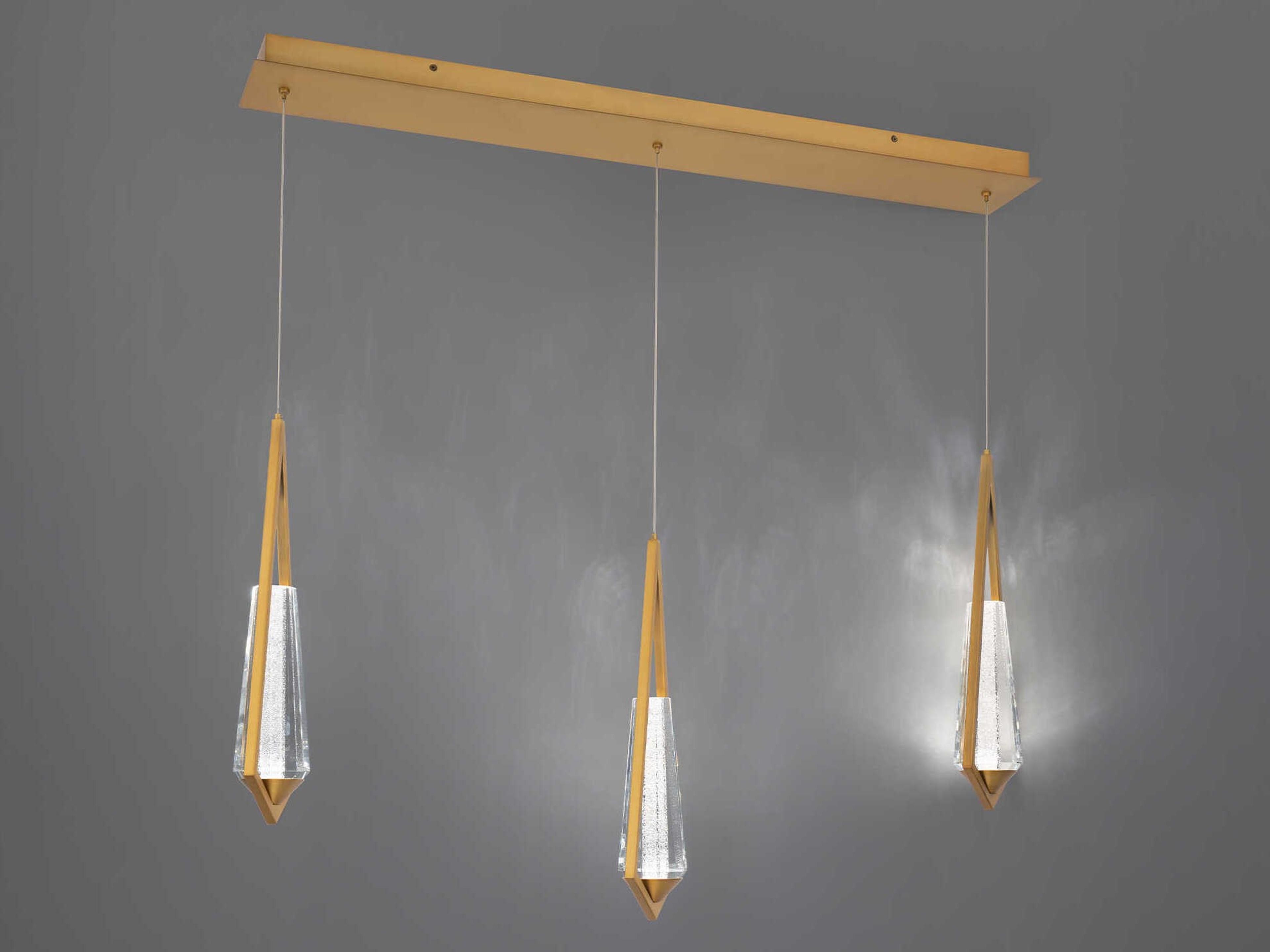 Schonbek Devotion 3-Light Aged Brass Island Pendant