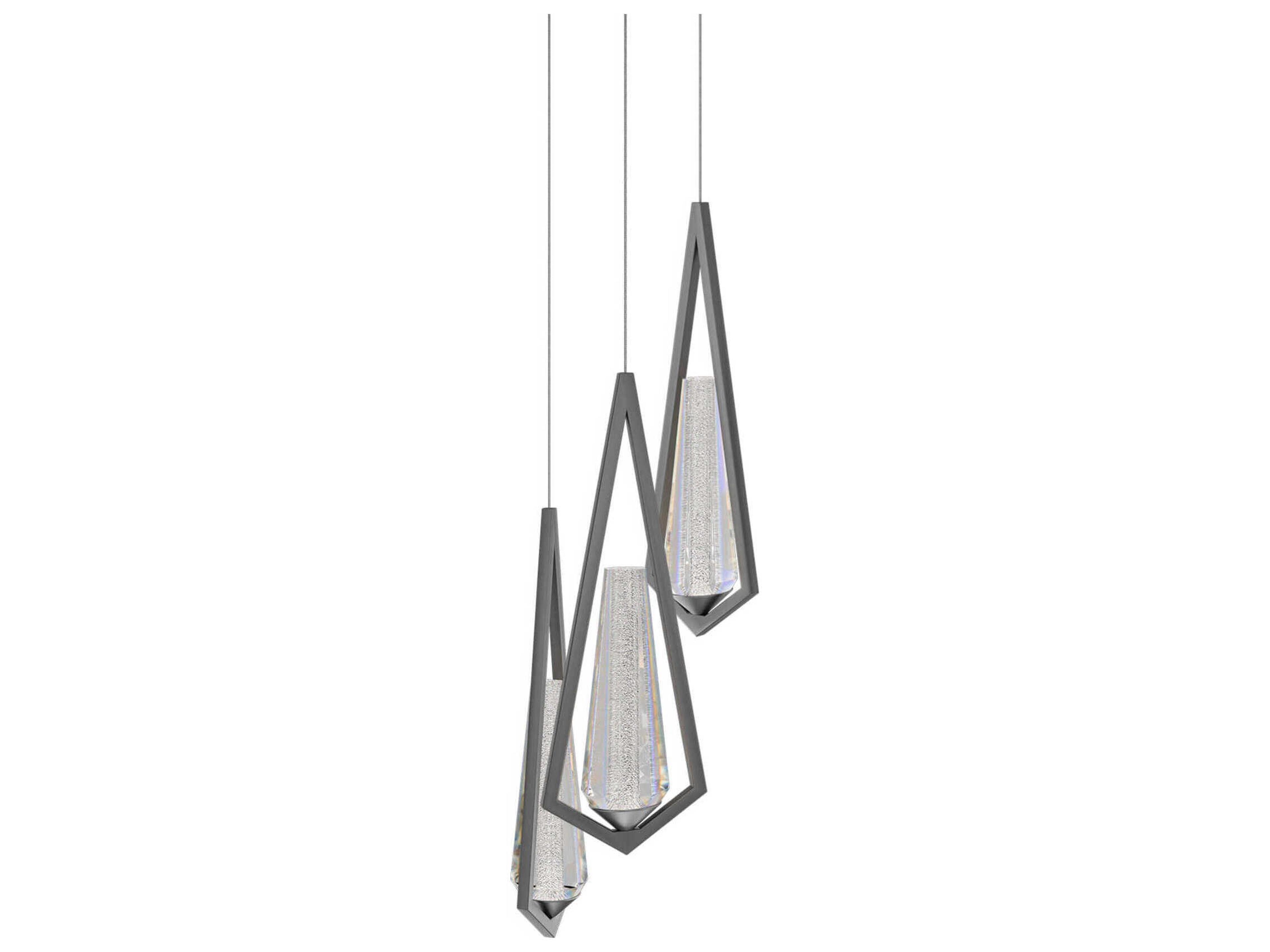 Devotion 3-Light Satin Nickel Mini Pendant