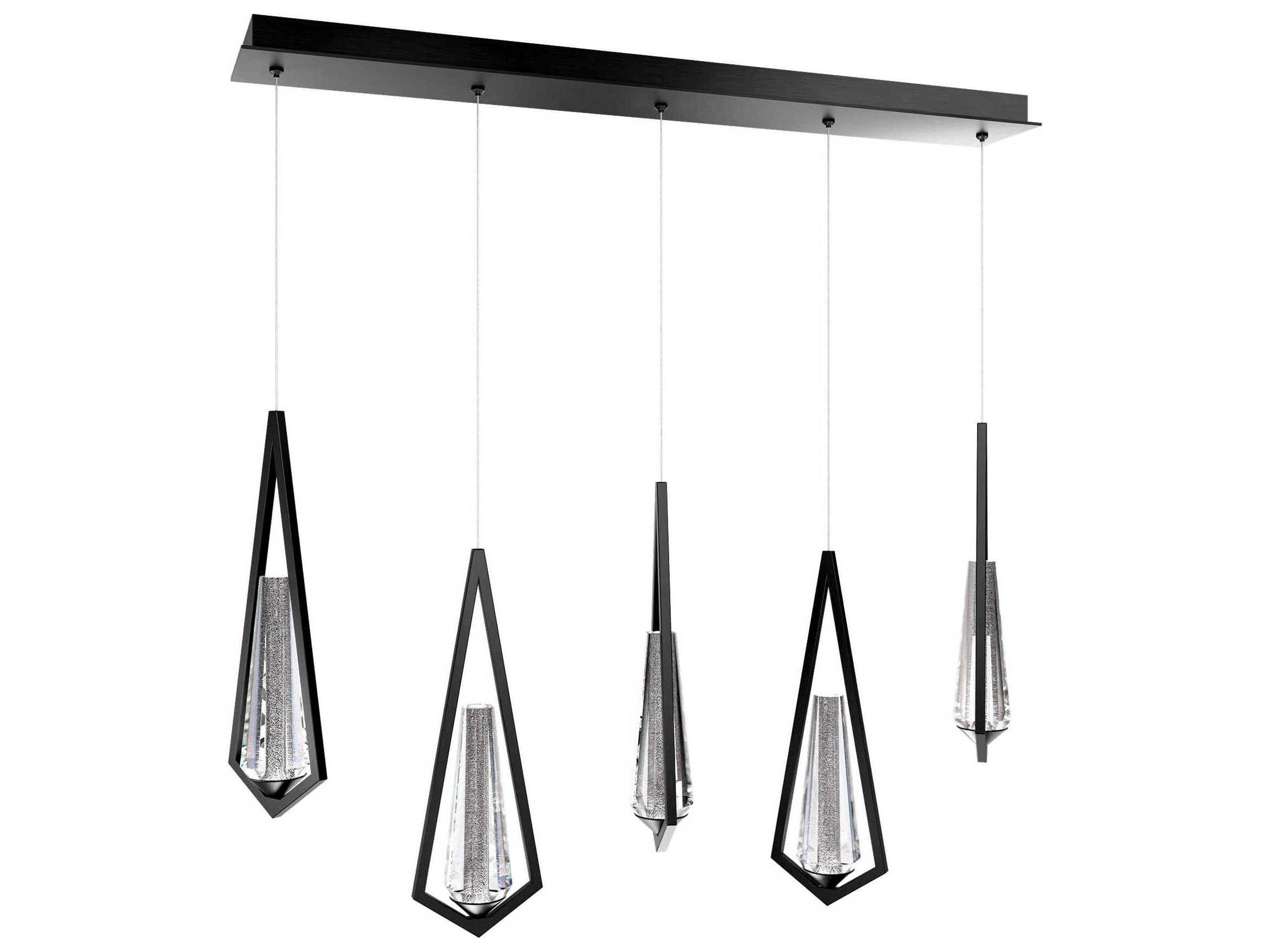 Devotion 5-Light Black Island Pendant