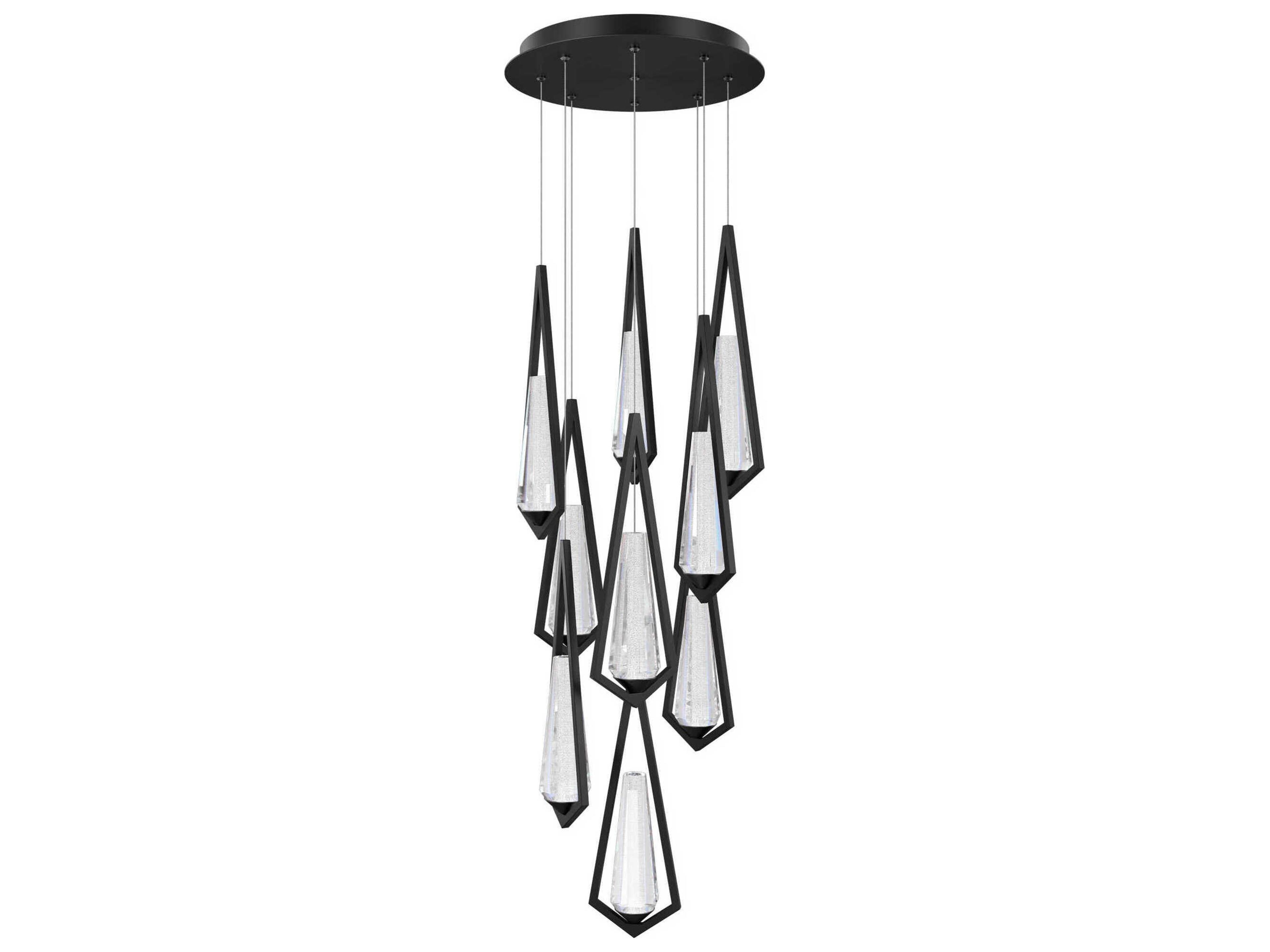 Devotion 9-Light Black Pendant