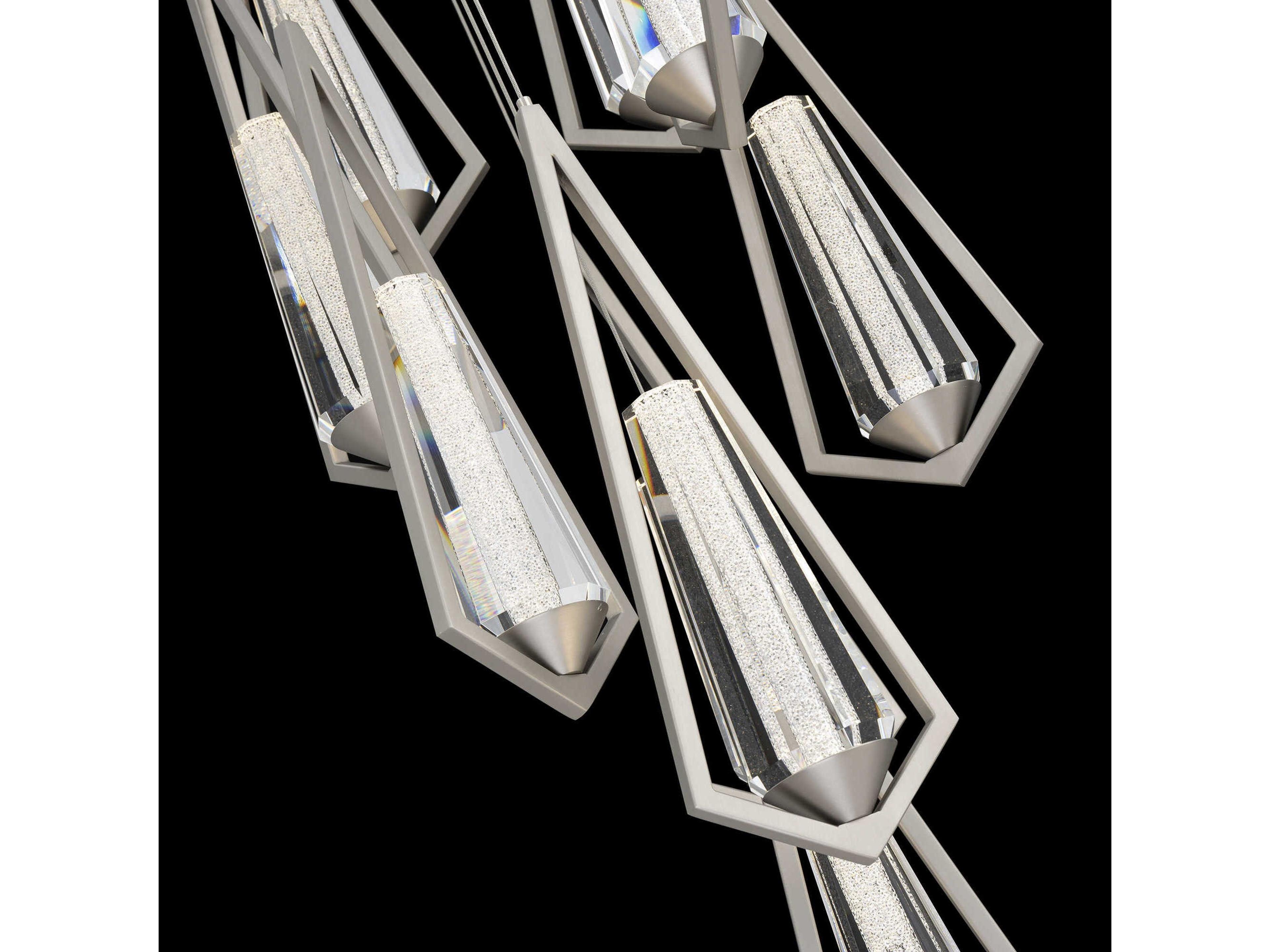 Schonbek Devotion 9-Light Satin Nickel Pendant