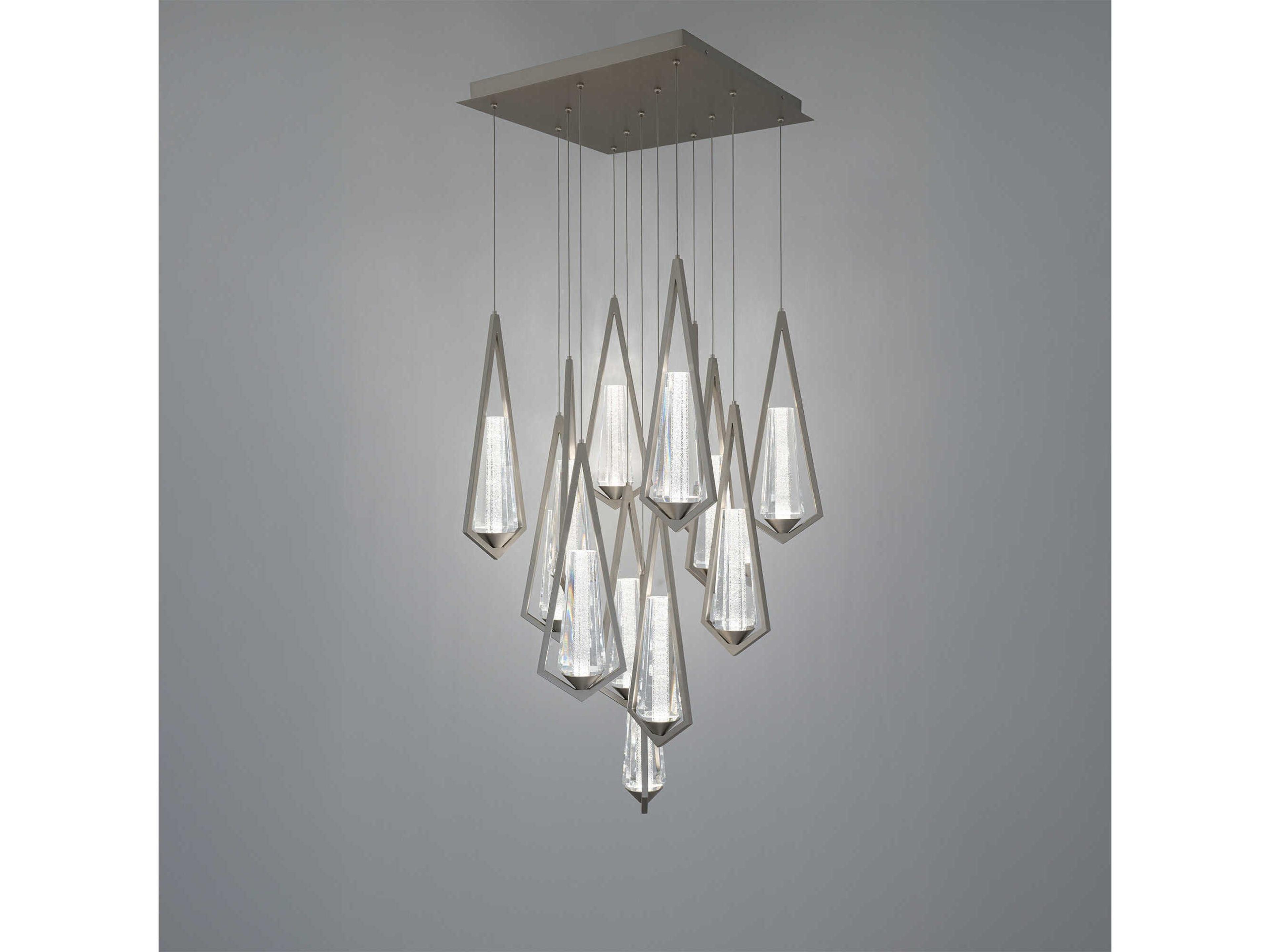 Schonbek Devotion 13-Light Satin Nickel Pendant