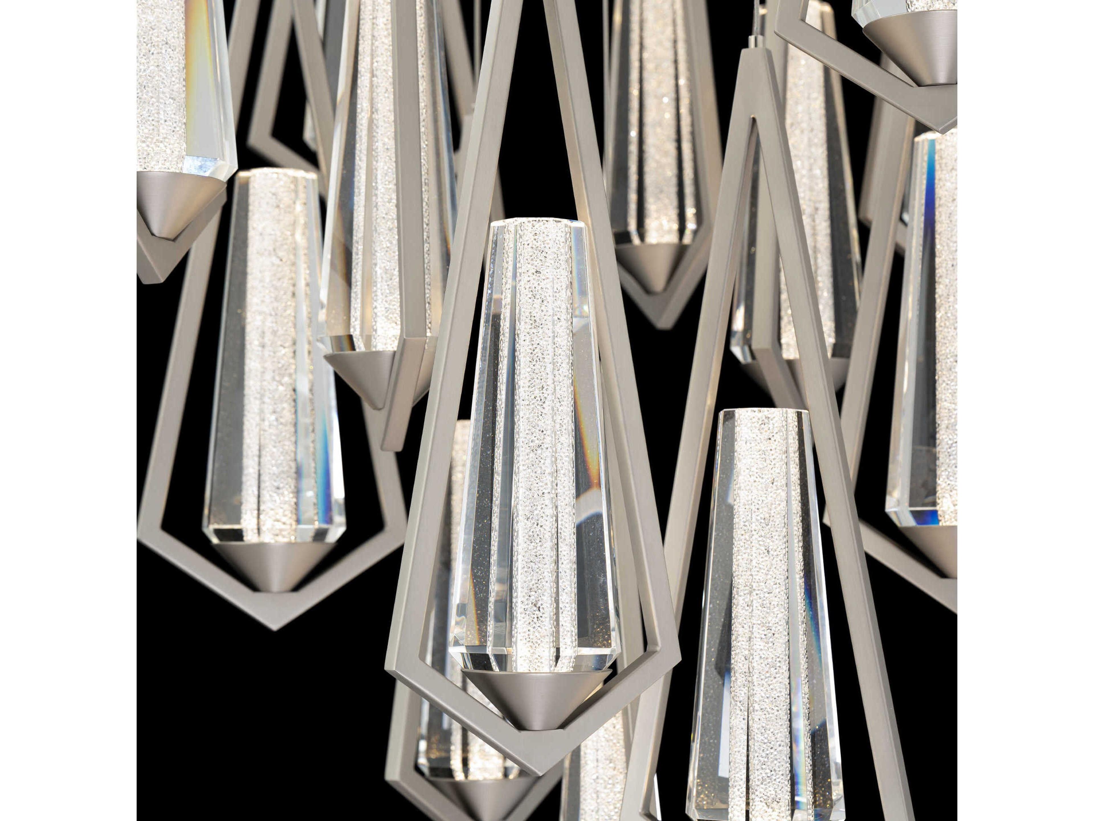 Schonbek Devotion 13-Light Satin Nickel Pendant