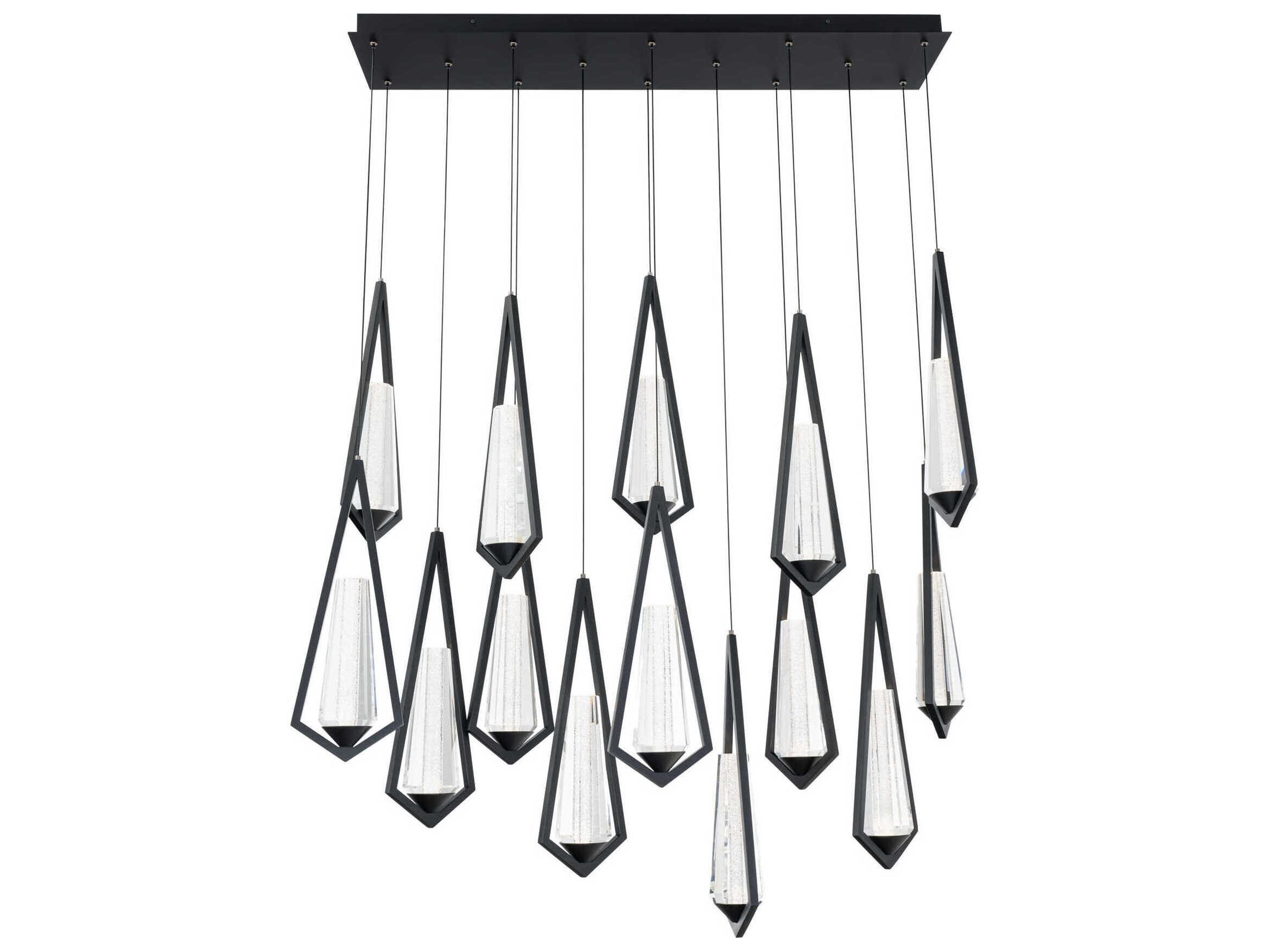Devotion 14-Light Black Island Pendant