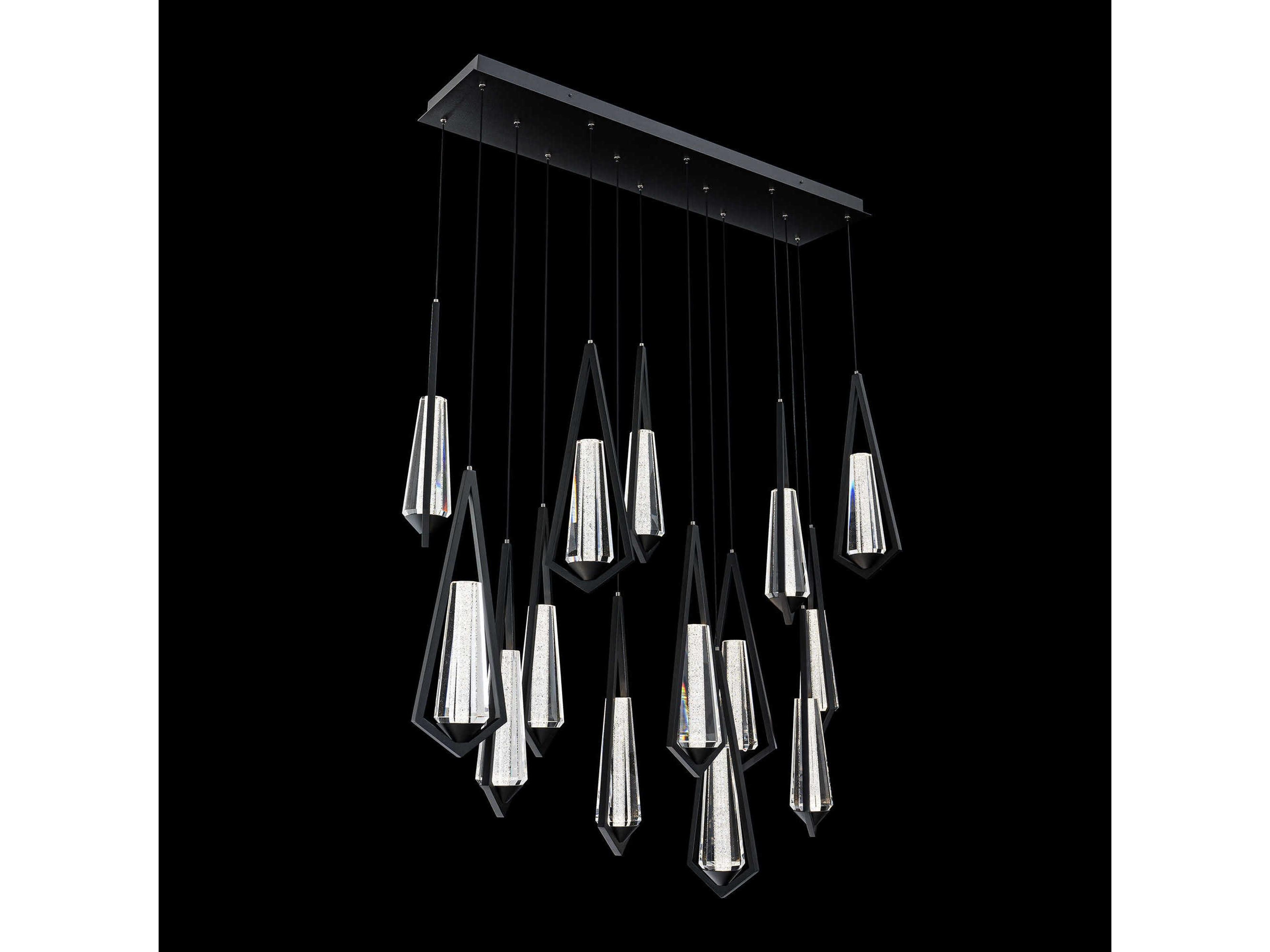 Schonbek Devotion 14-Light Black Island Pendant