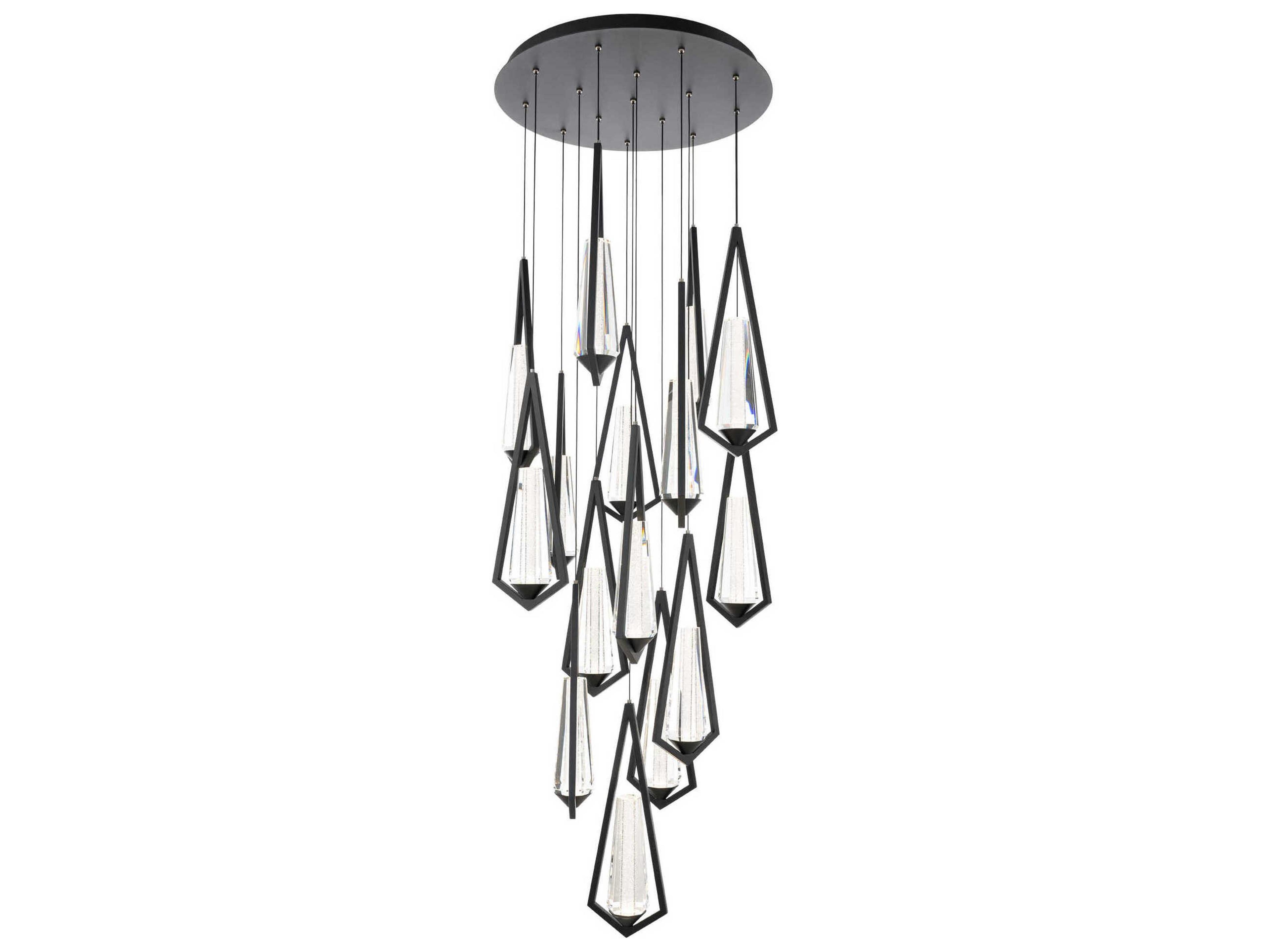 Devotion 15-Light Black Pendant