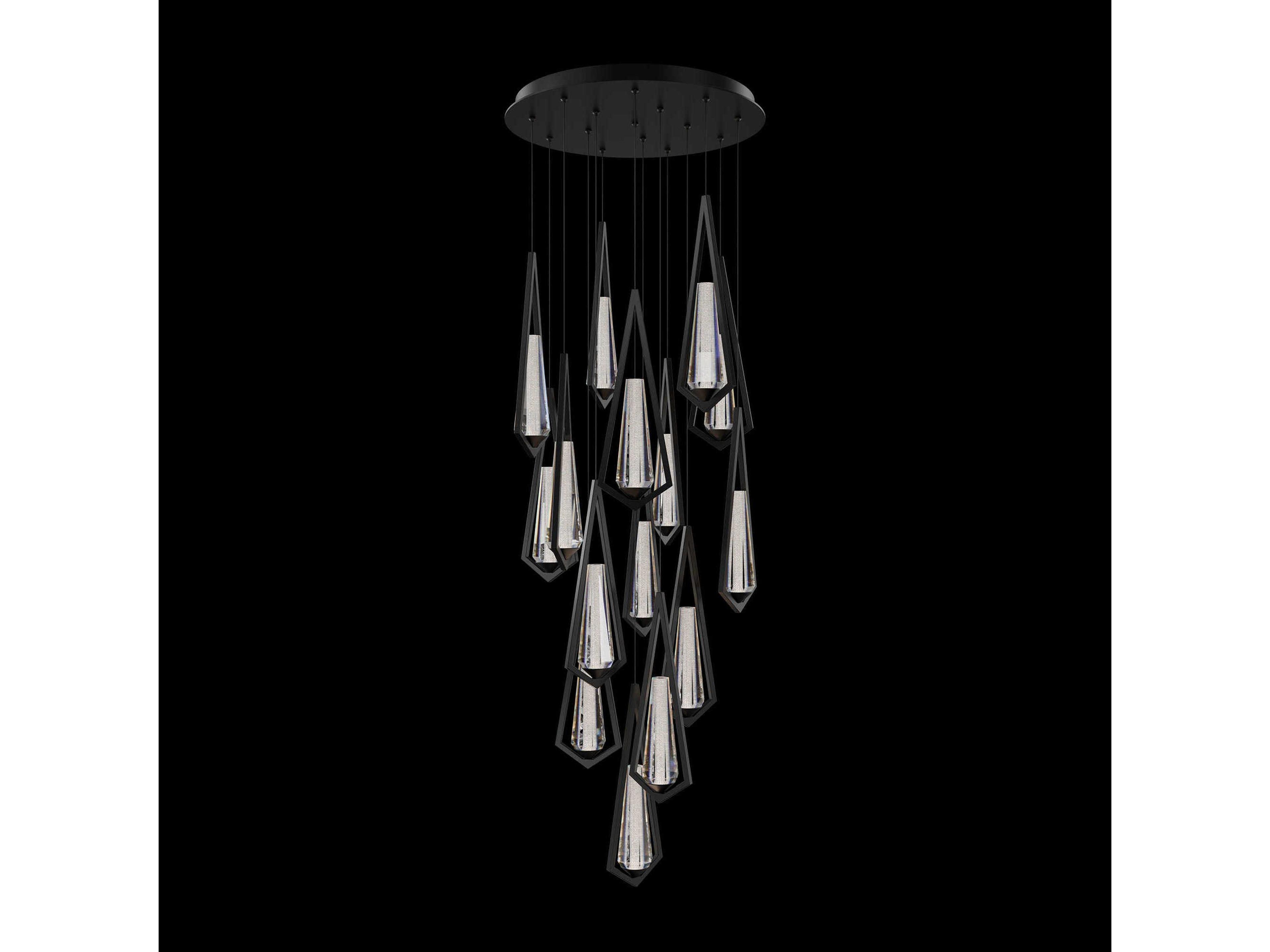 Schonbek Devotion 15-Light Black Pendant