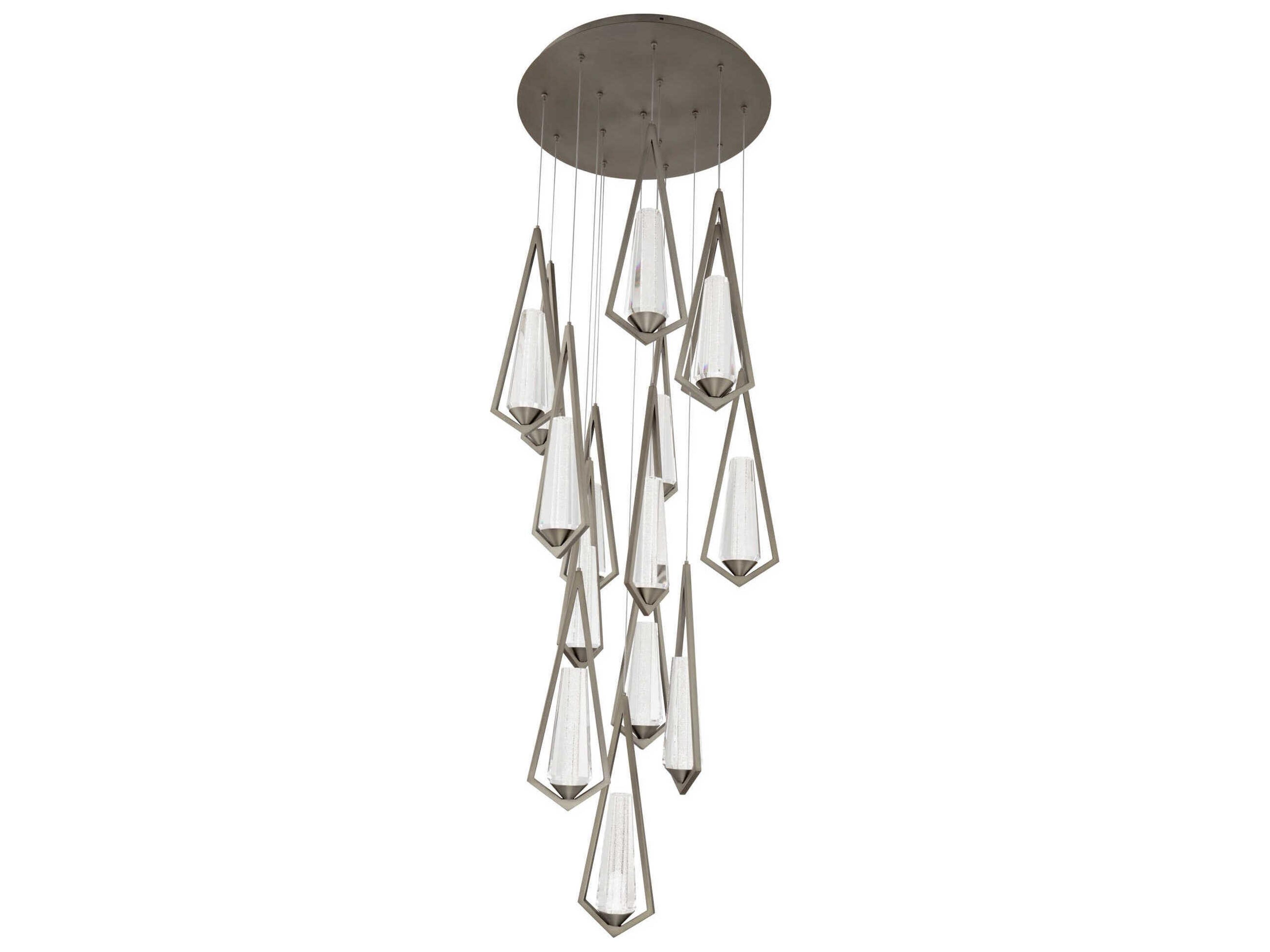 Devotion 15-Light Satin Nickel Pendant