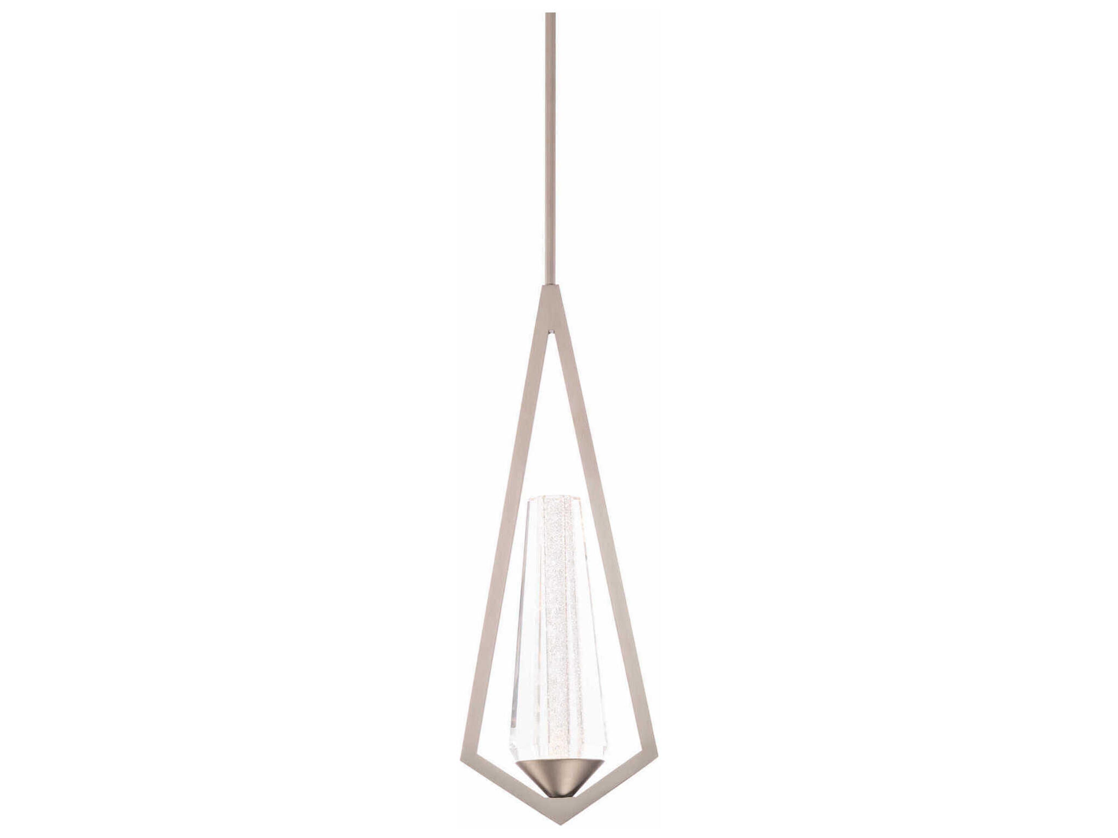Devotion 1-Light Satin Nickel Mini Pendant