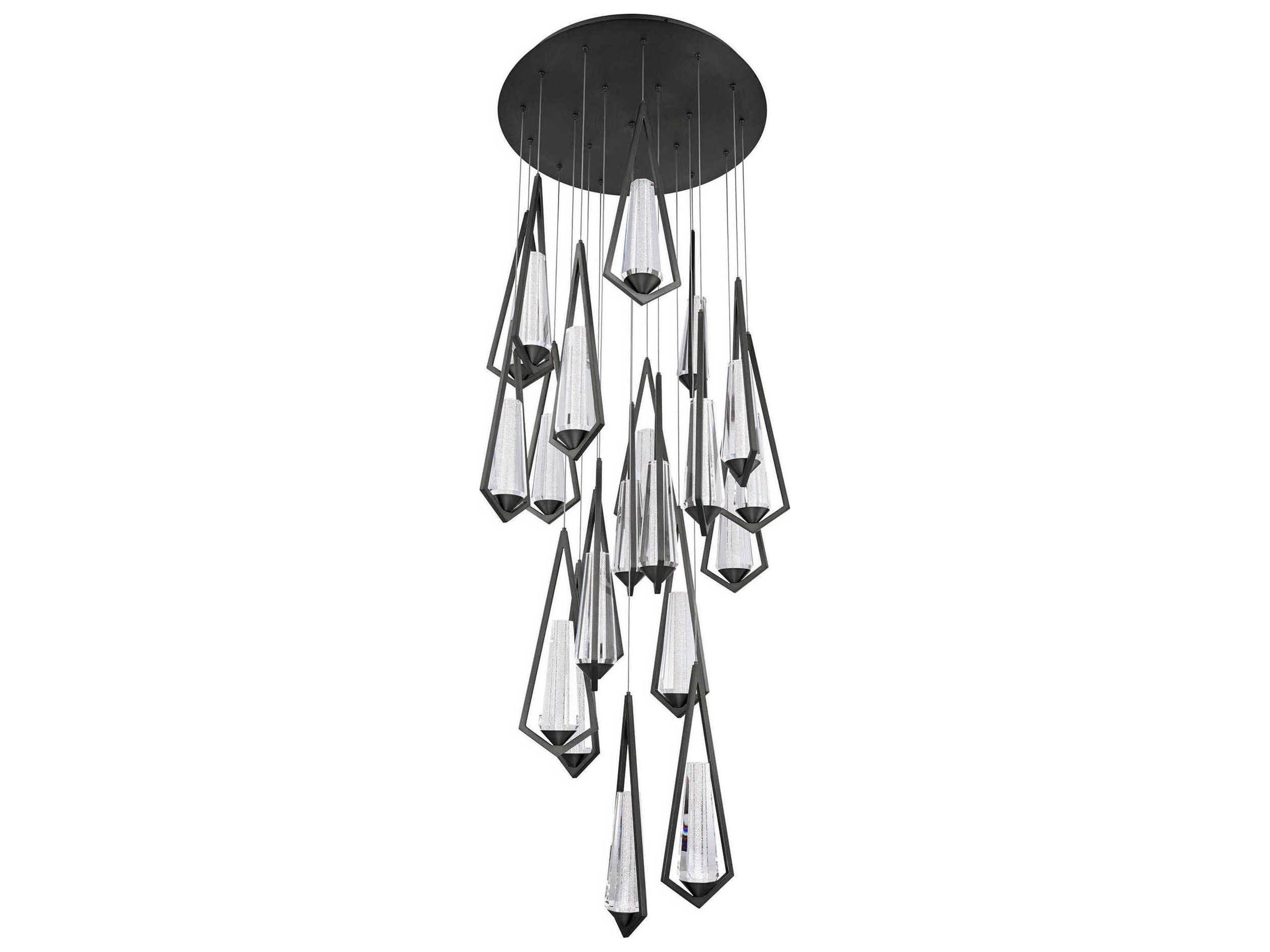 Devotion 21-Light Black Pendant