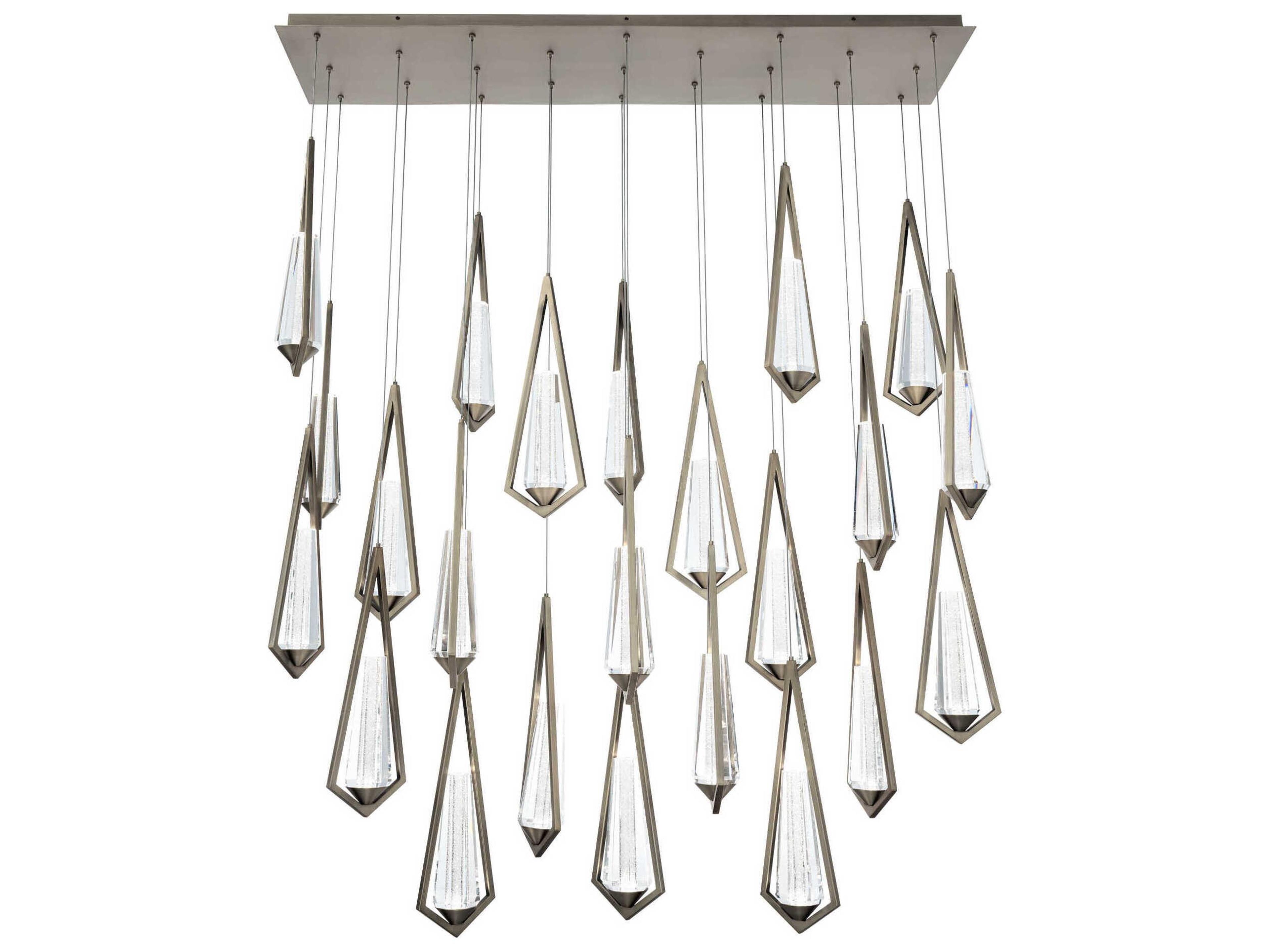 Devotion 23-Light Satin Nickel Island Pendant