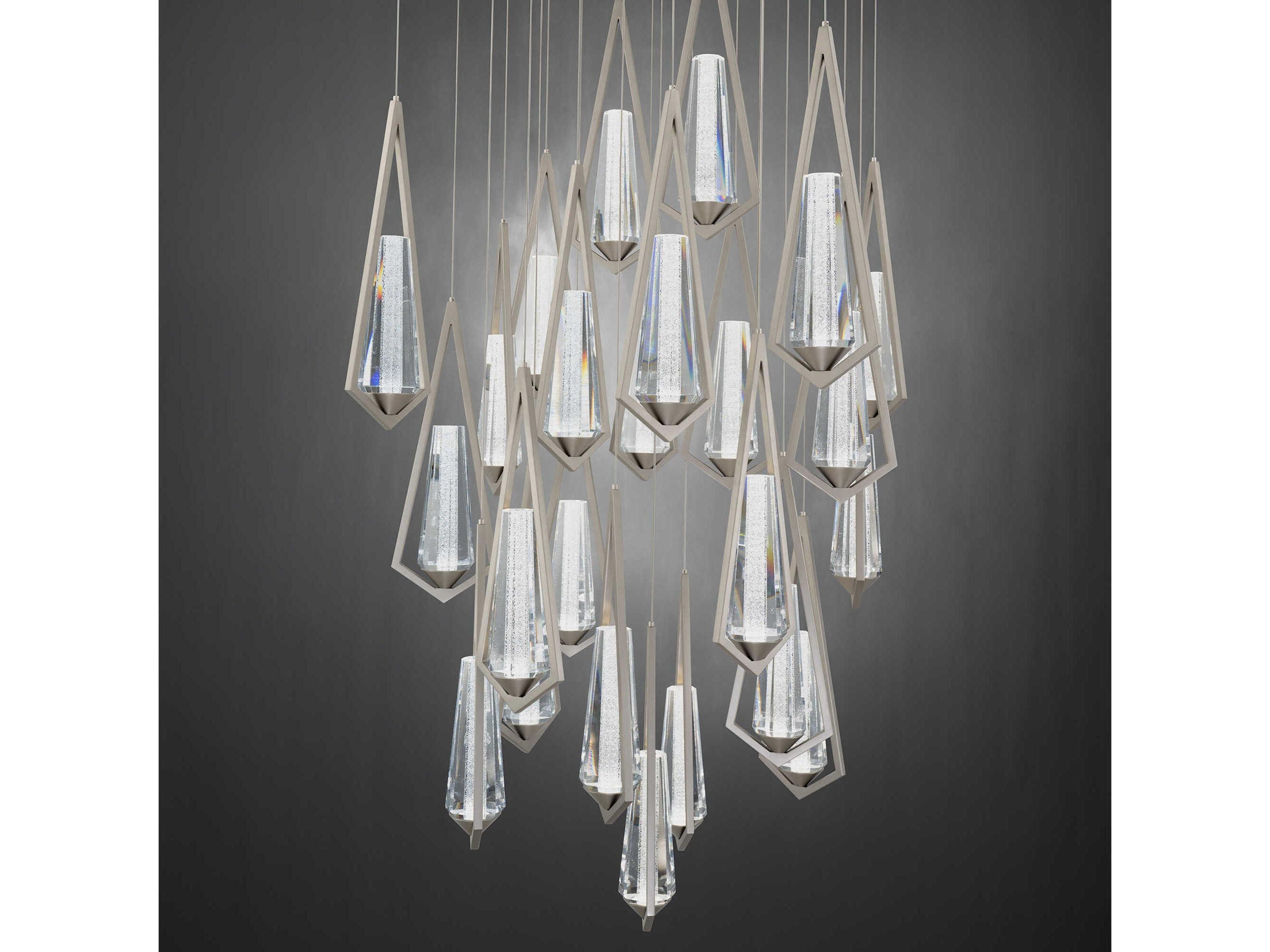 Schonbek Devotion 25-Light Satin Nickel Pendant