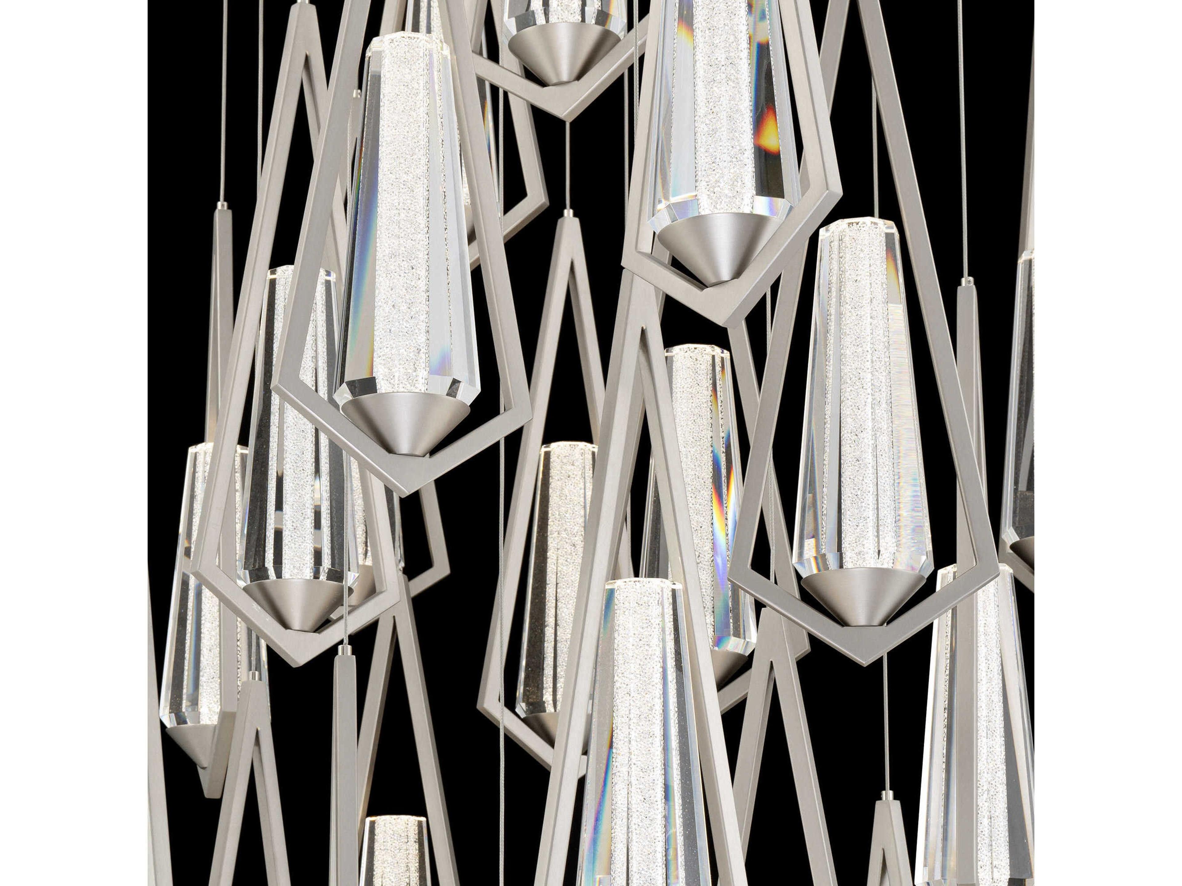 Schonbek Devotion 25-Light Satin Nickel Pendant