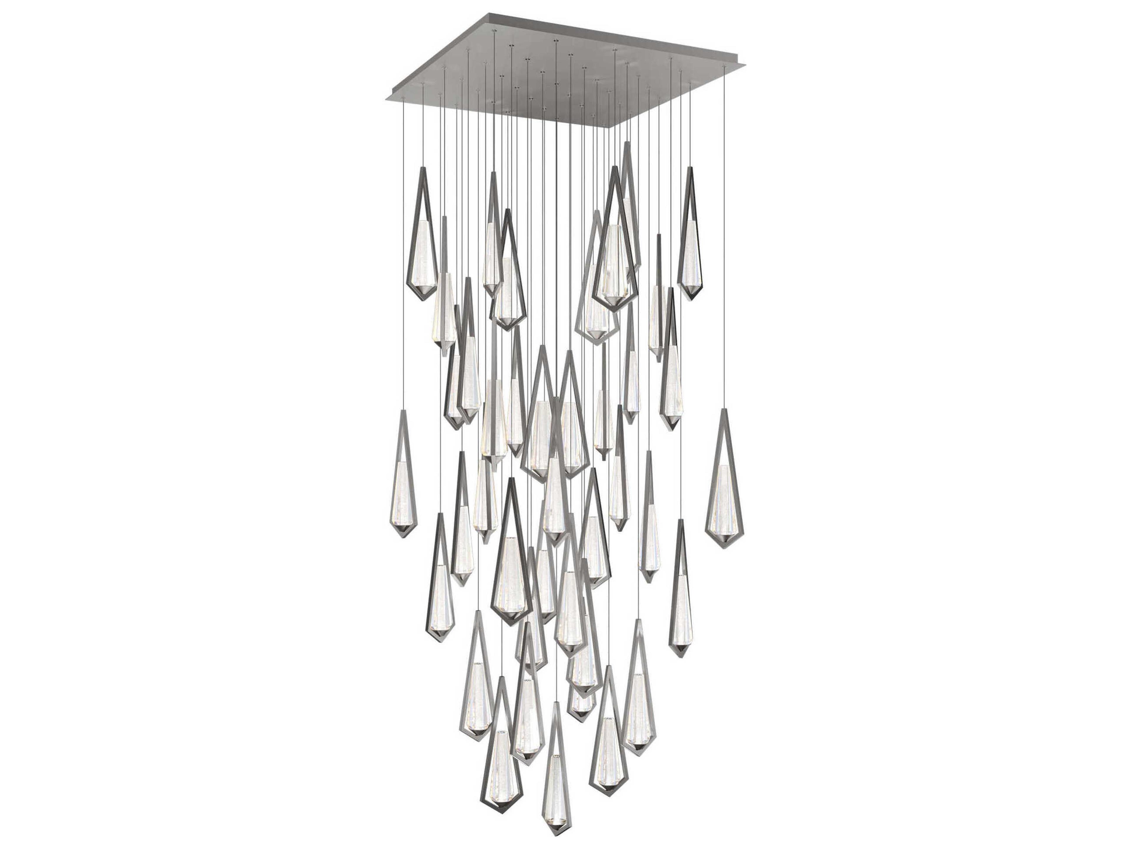 Devotion 41-Light Satin Nickel Pendant