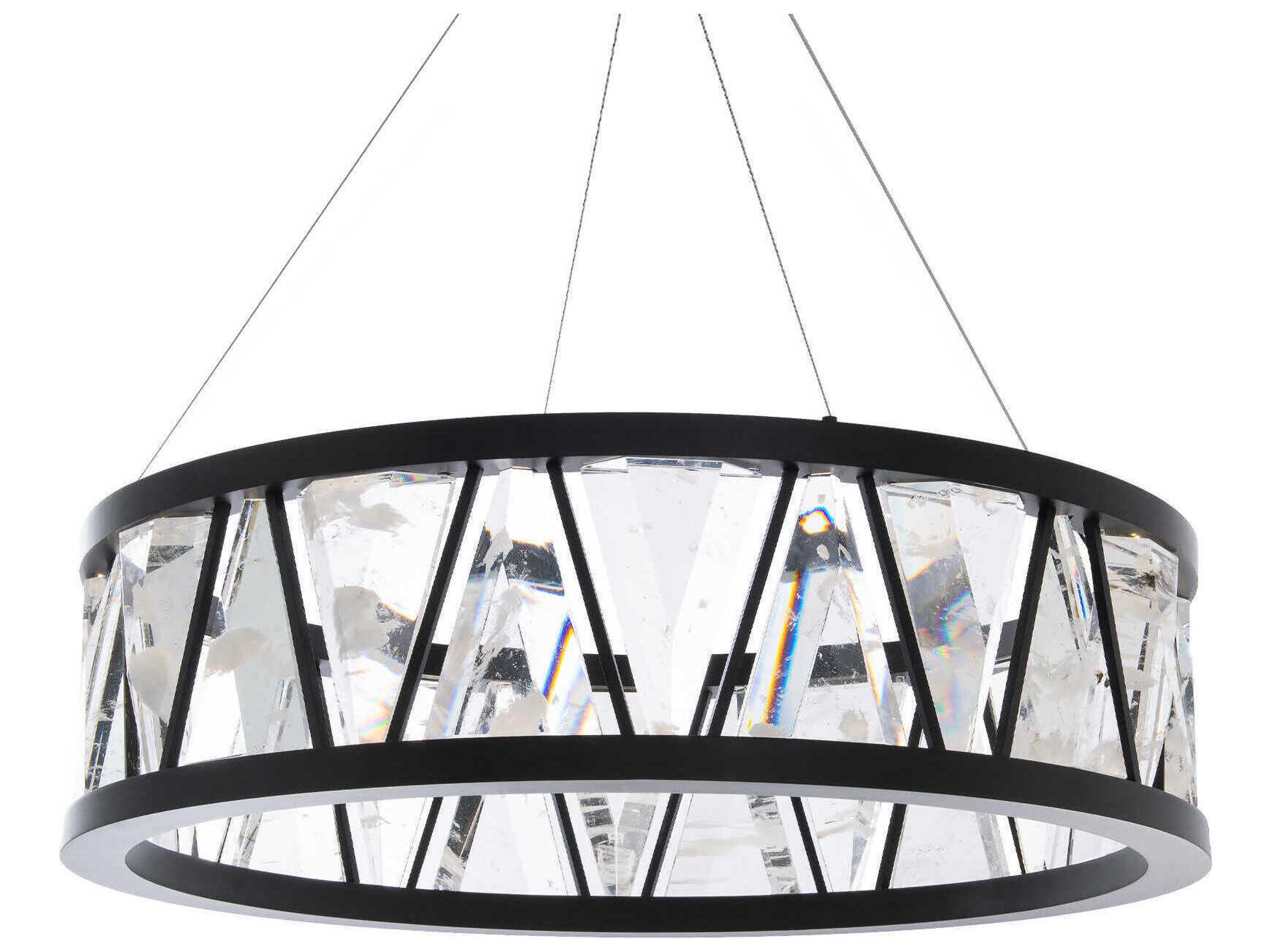 Schonbek Corinth 1-Light Black Round Pendant