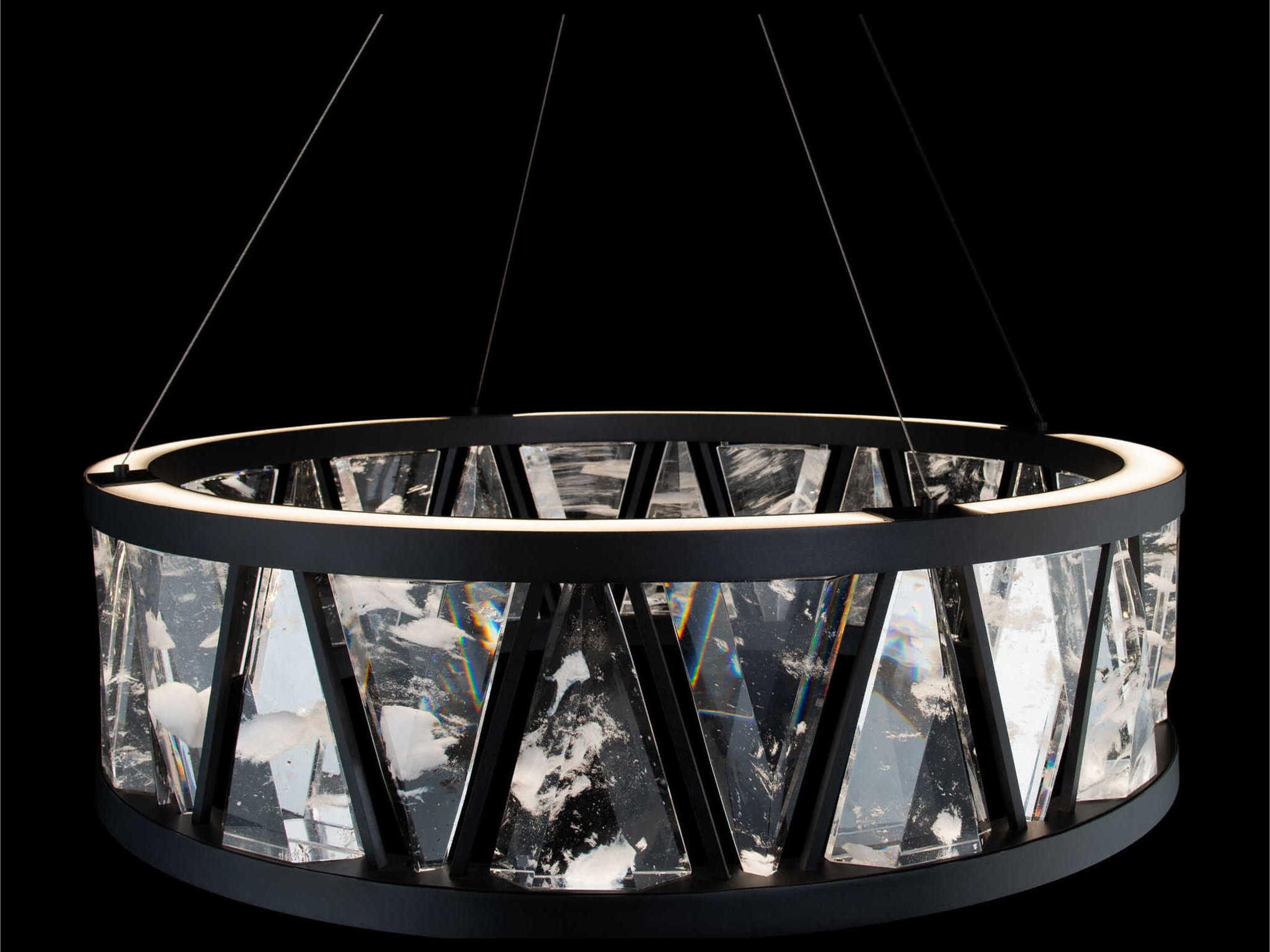 Schonbek Corinth 1-Light Black Round Pendant