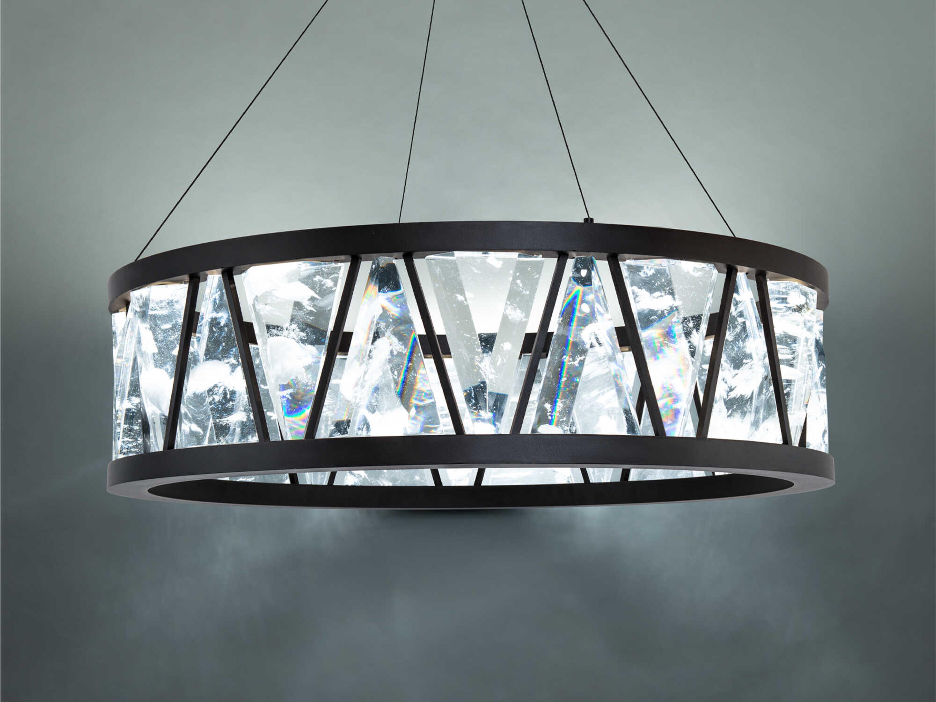 Schonbek Corinth 1-Light Black Round Pendant