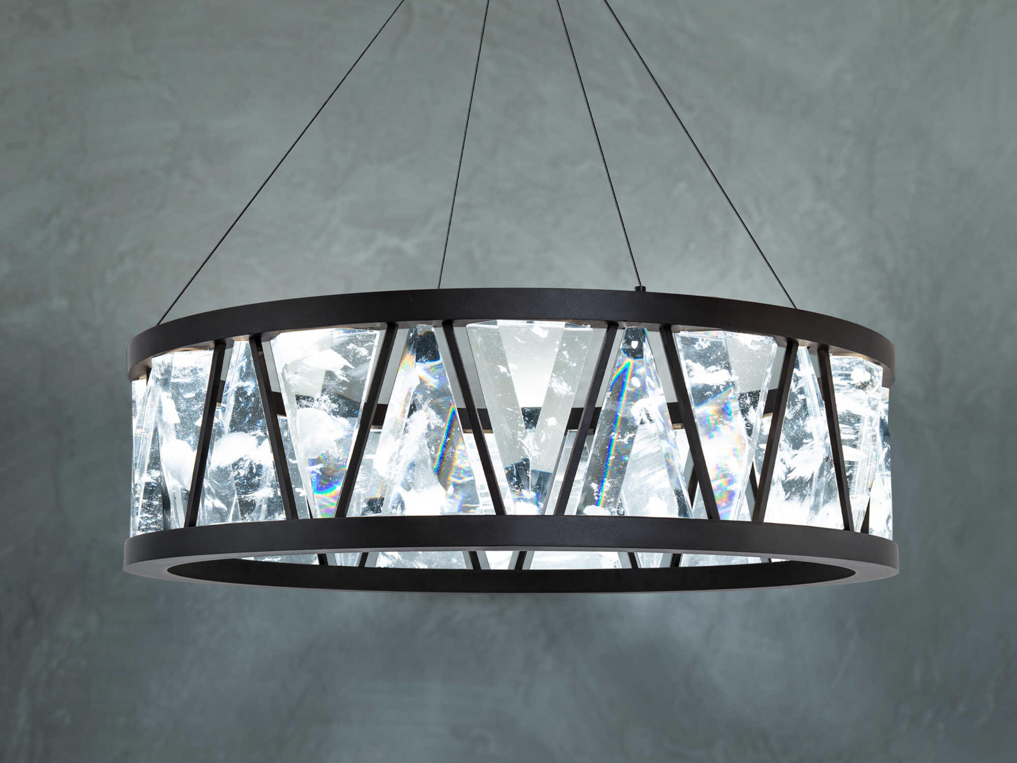 Schonbek Corinth 1-Light Black Round Pendant