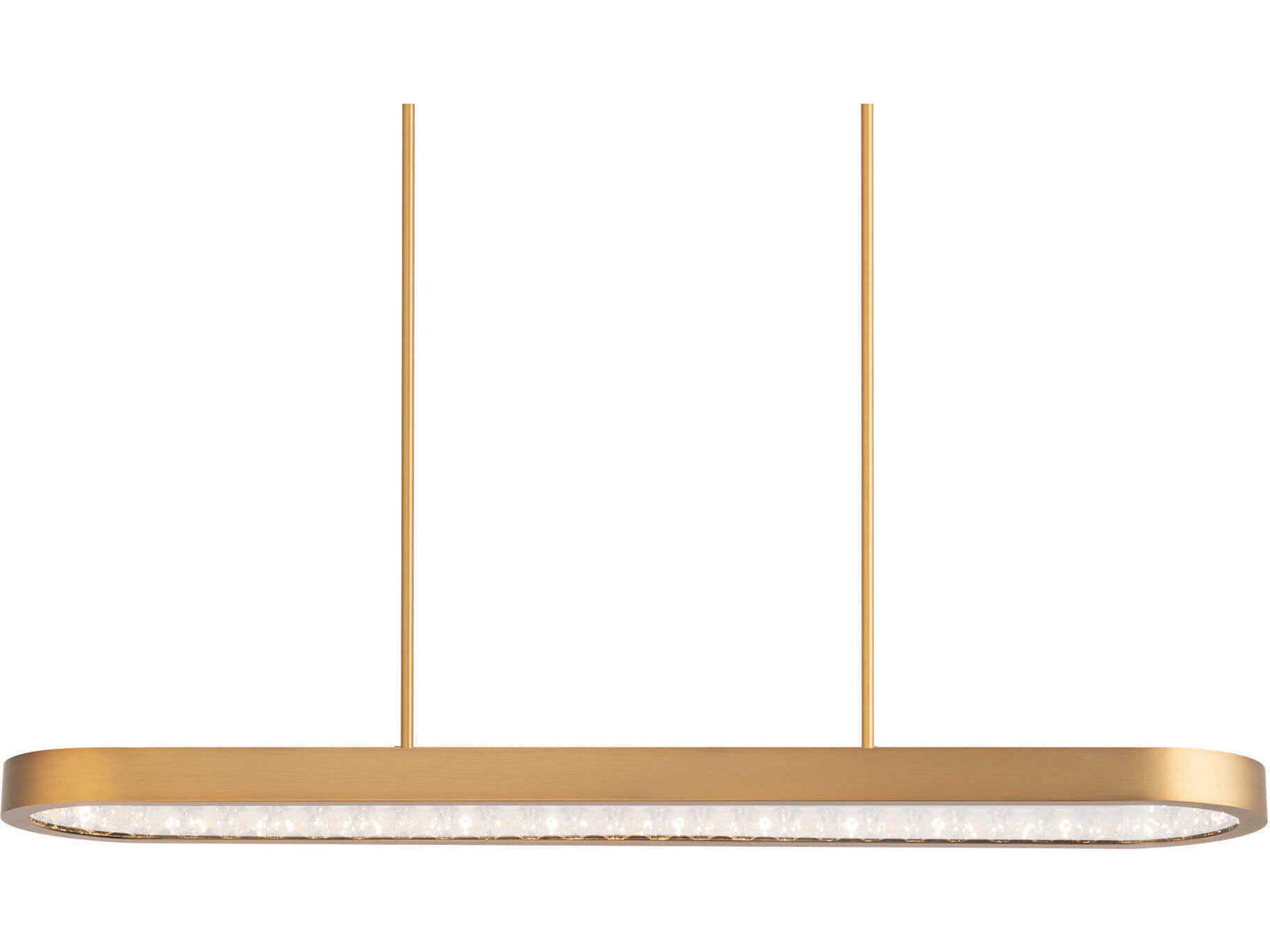 Schonbek Marquis 1-Light Aged Brass Linear Island Pendant