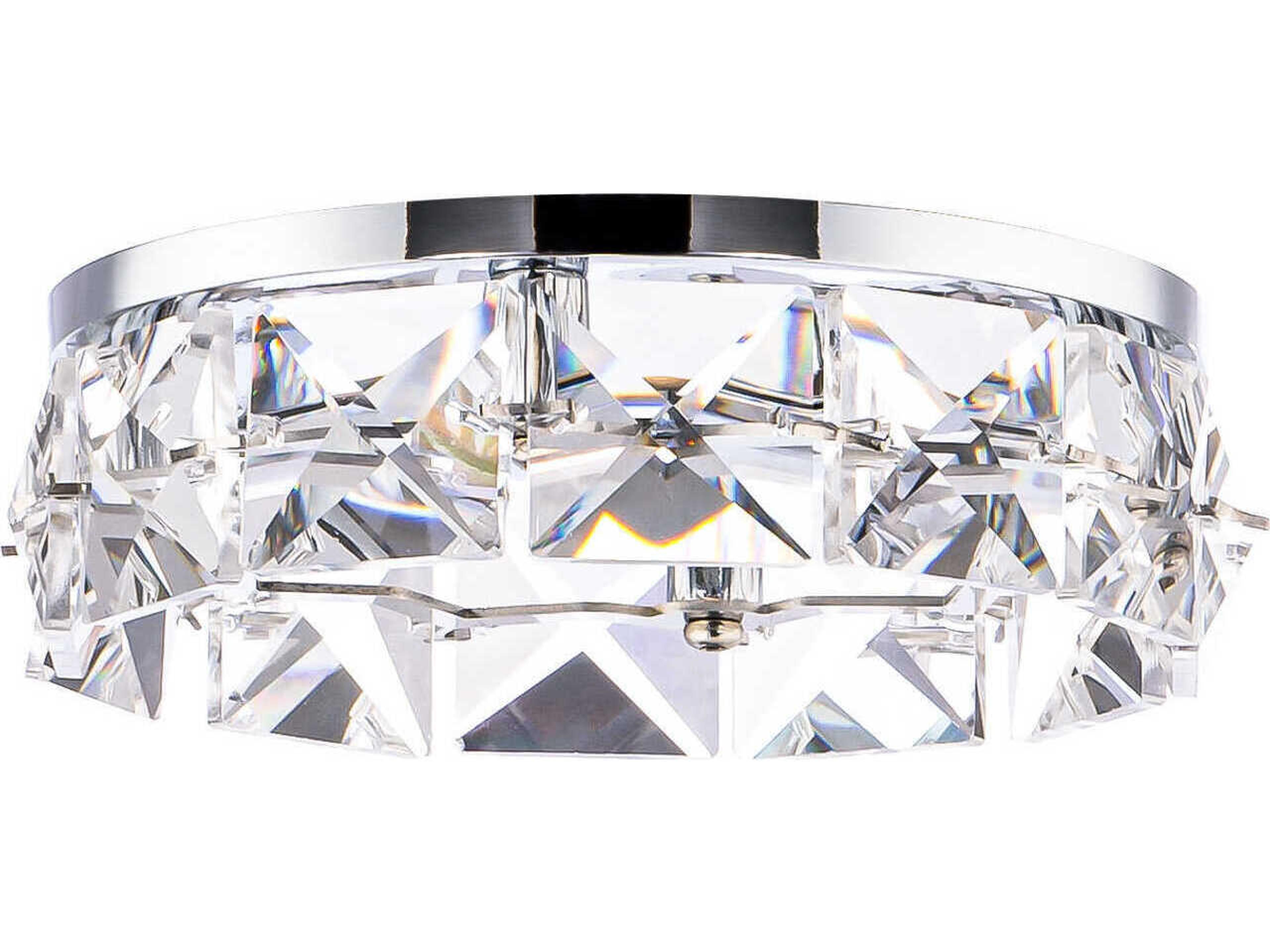 Xeo Polished Chrome 3500K 3000K 4000K Round Under Cabinet Light