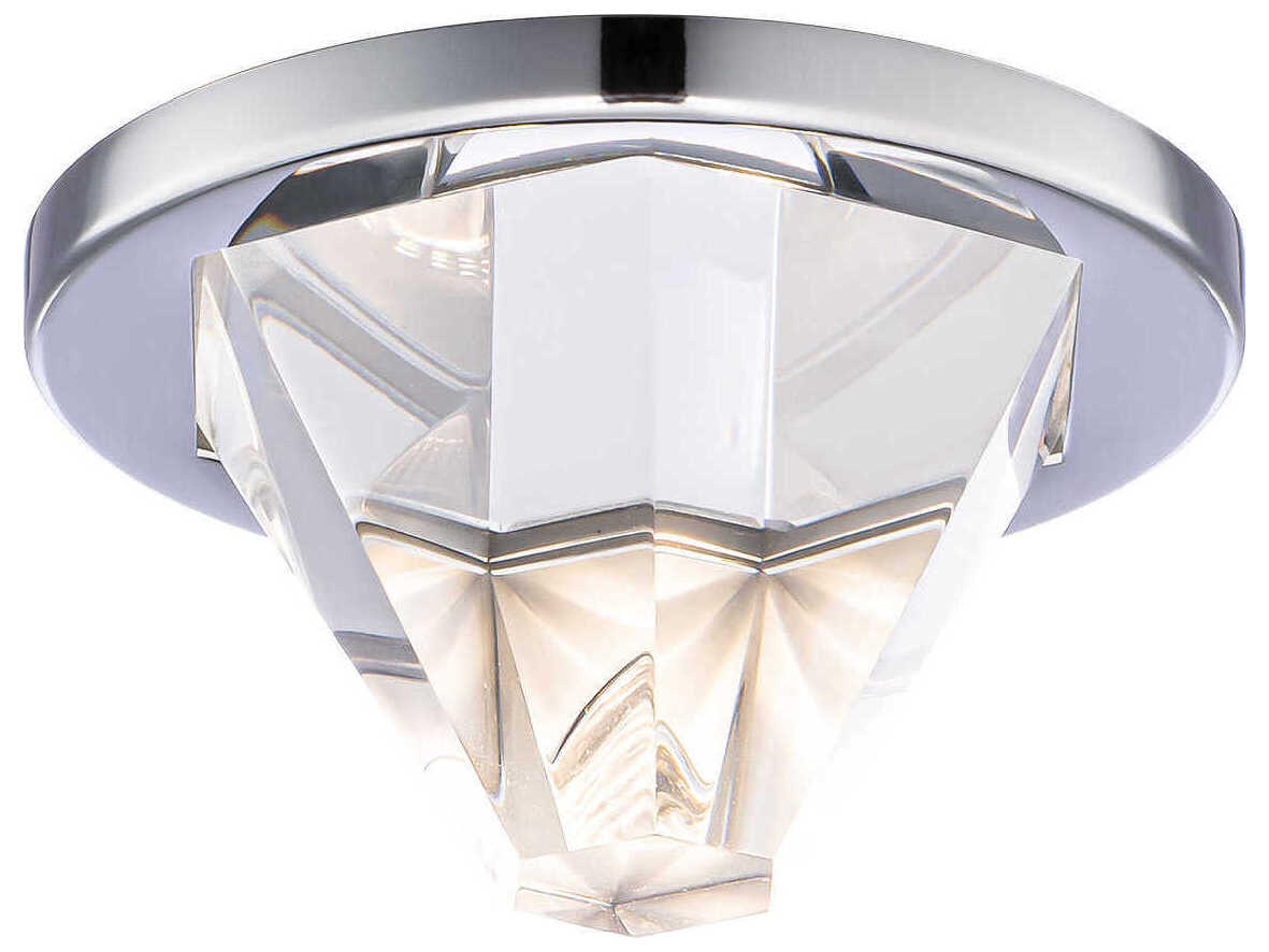 Arles Polished Chrome 3500K 3000K 4000K Geometric Under Cabinet Light