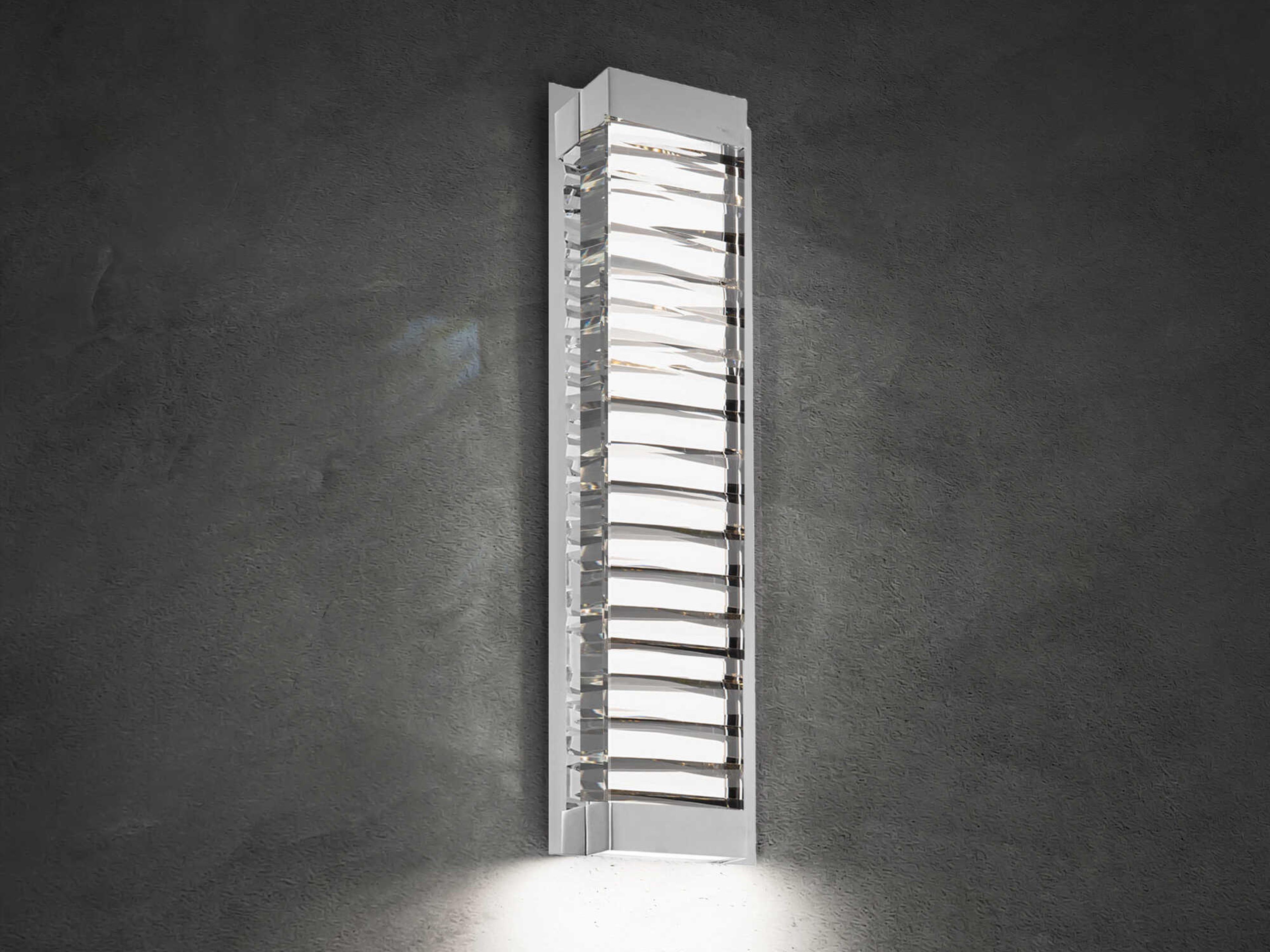 Schonbek Echelon 1-Light Polished Nickel Wall Sconce