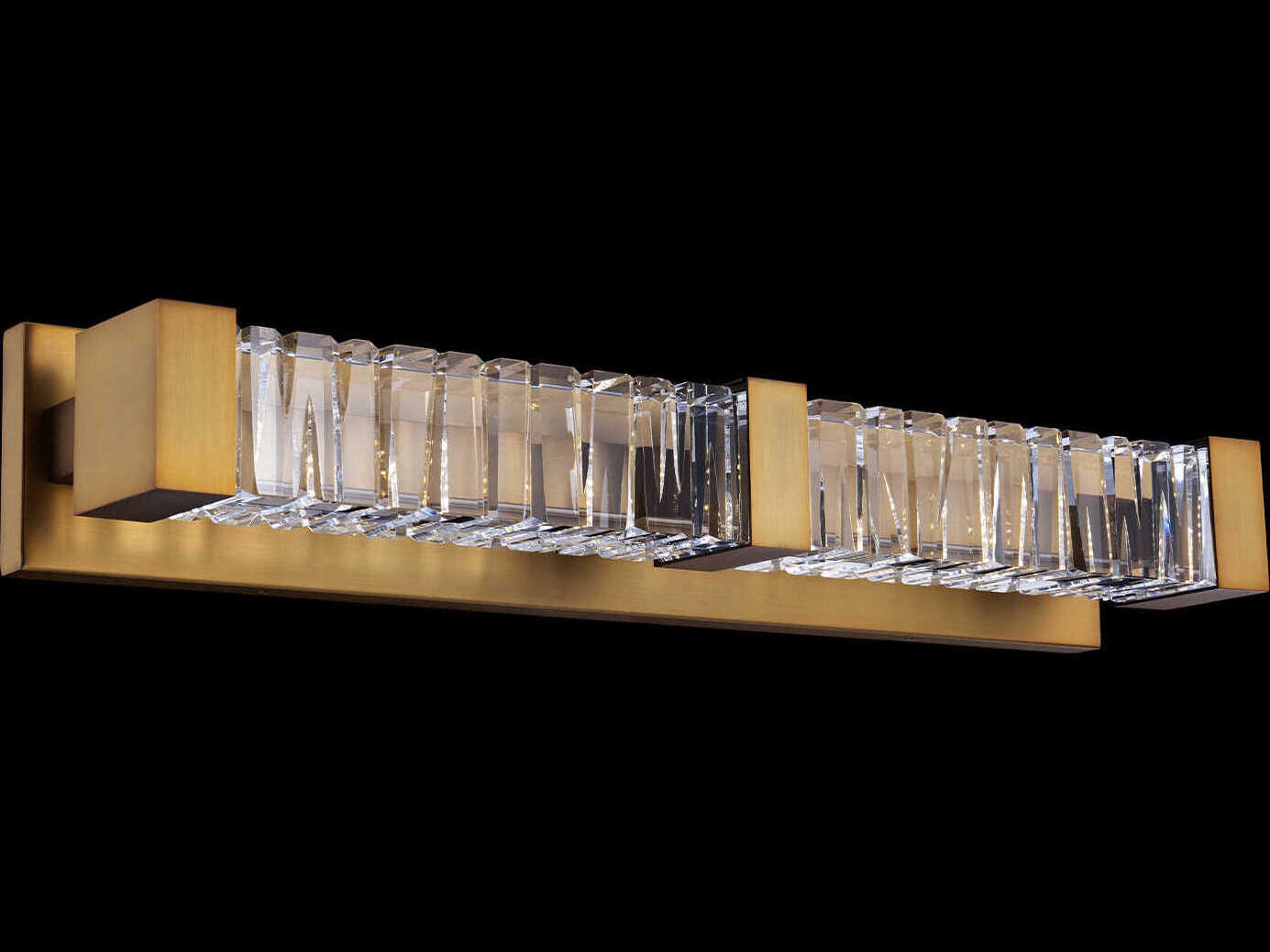 Guild 1-Light Aged Brass Vanity Light